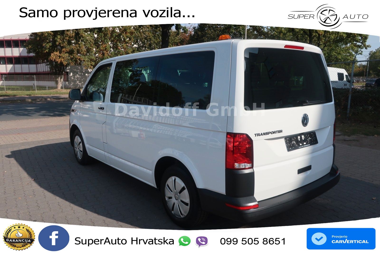 Volkswagen T6.1 Transporter / 9 Sitze / Klima / FN:46 110 KS