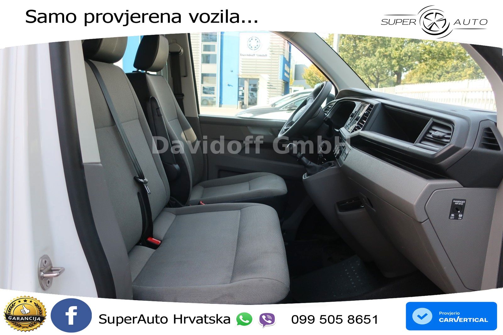 Volkswagen T6.1 Transporter / 9 Sitze / Klima / FN:46 110 KS
