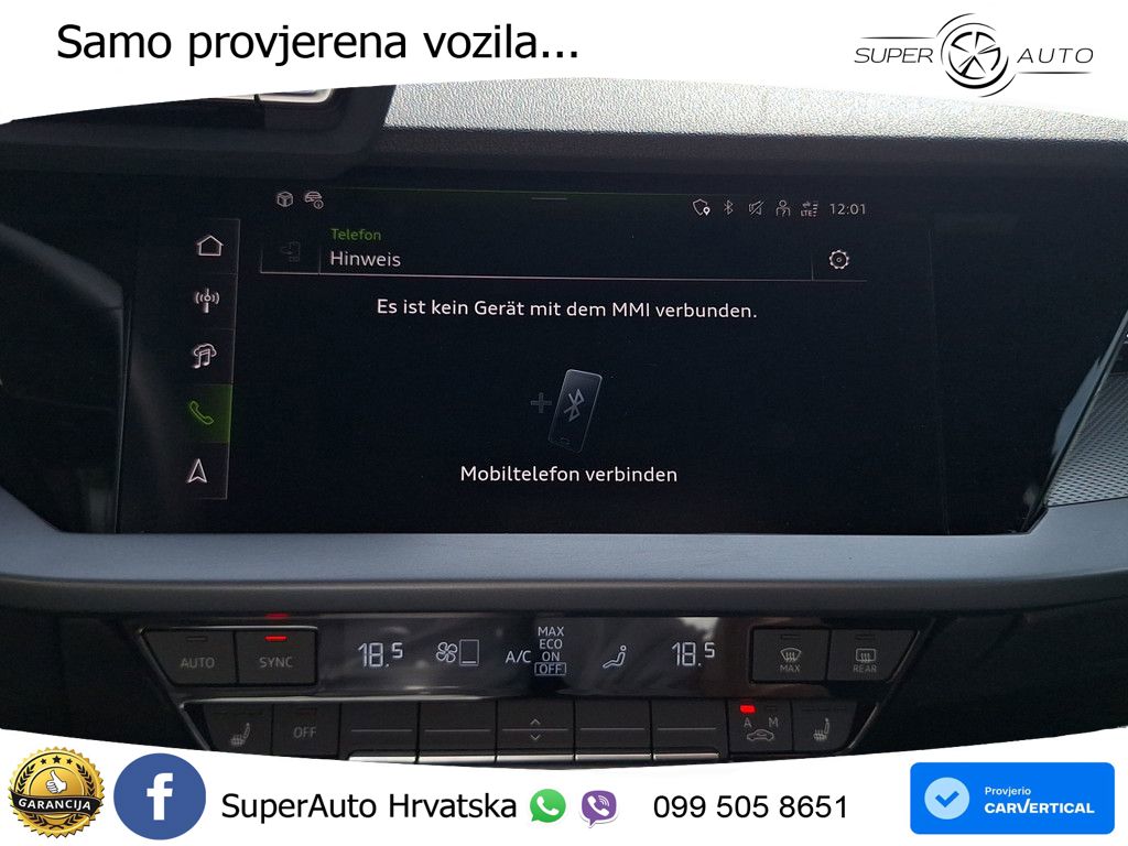 Audi A3 Limuzina 30 TFSI (116 KS) S tronic S line LED+GR SJED+ACC