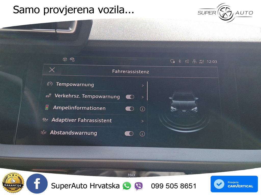 Audi A3 Limuzina 30 TFSI (116 KS) S tronic S line LED+GR SJED+ACC