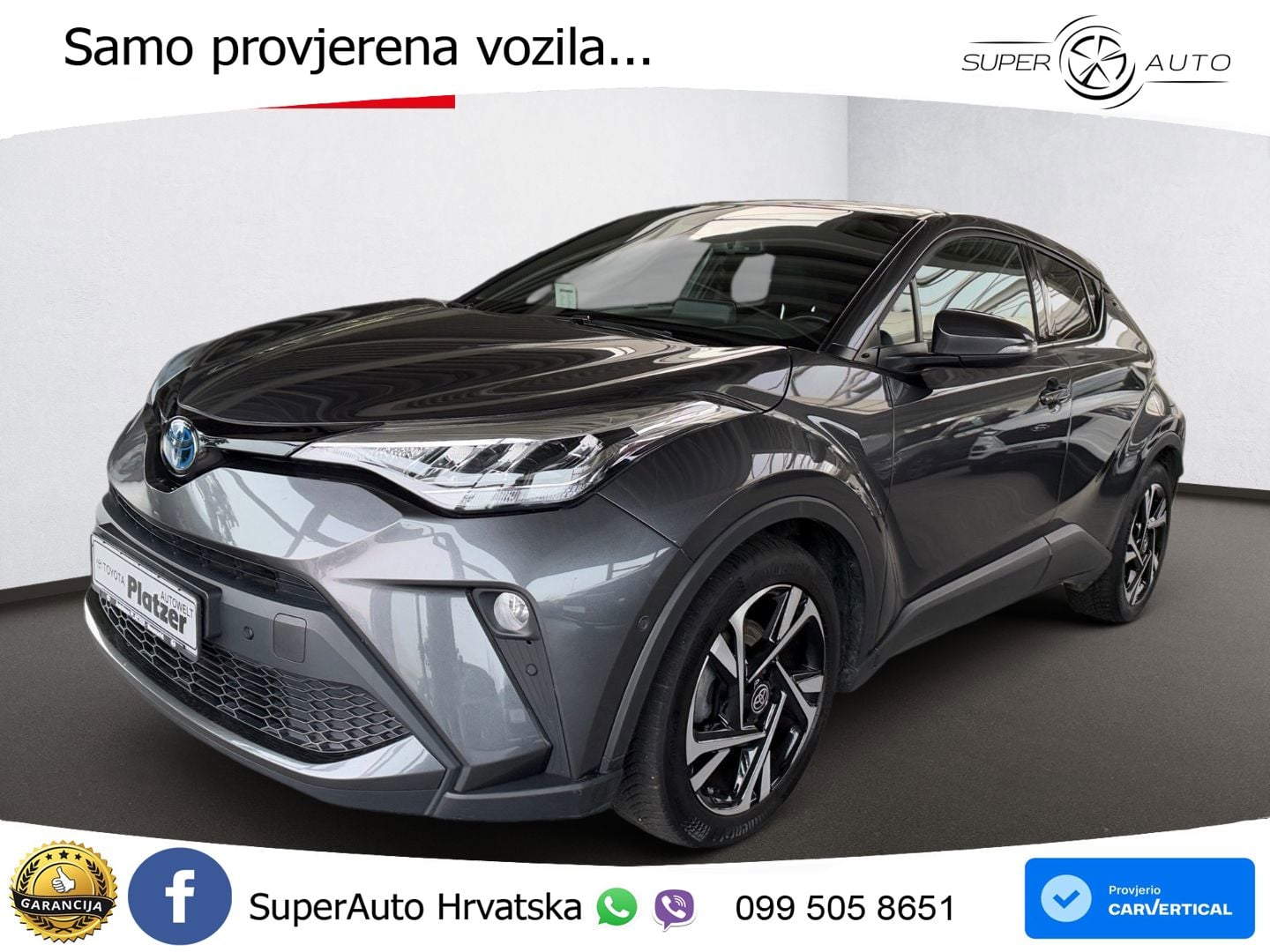 Toyota C-HR 2.0 (184 KS) Hybrid e-CVT Team D LED+GR SJED+ACC