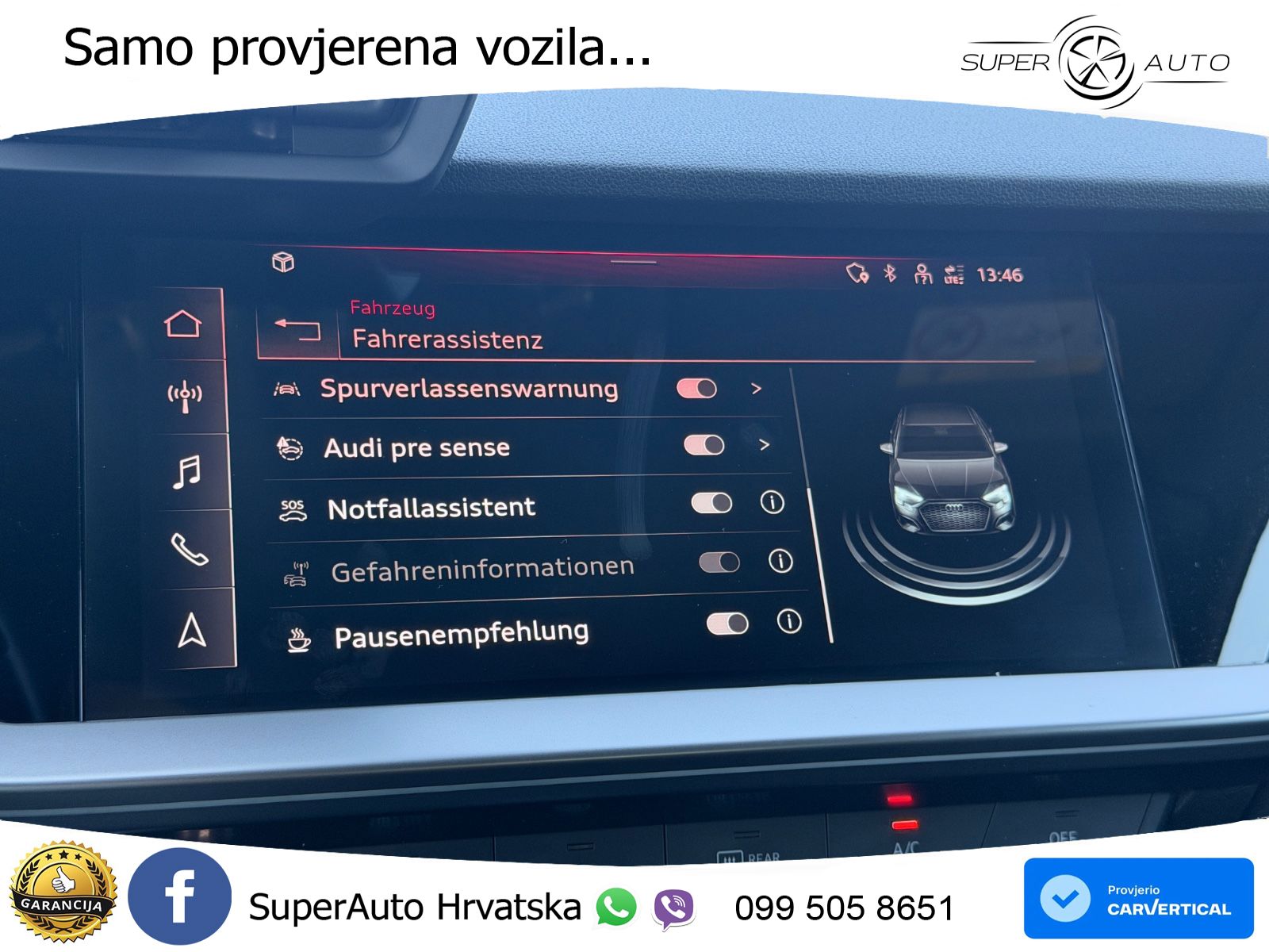 Audi A3 Limuzina 35 TDI (150 KS) S tronic S line LED+GR SJED+ACC