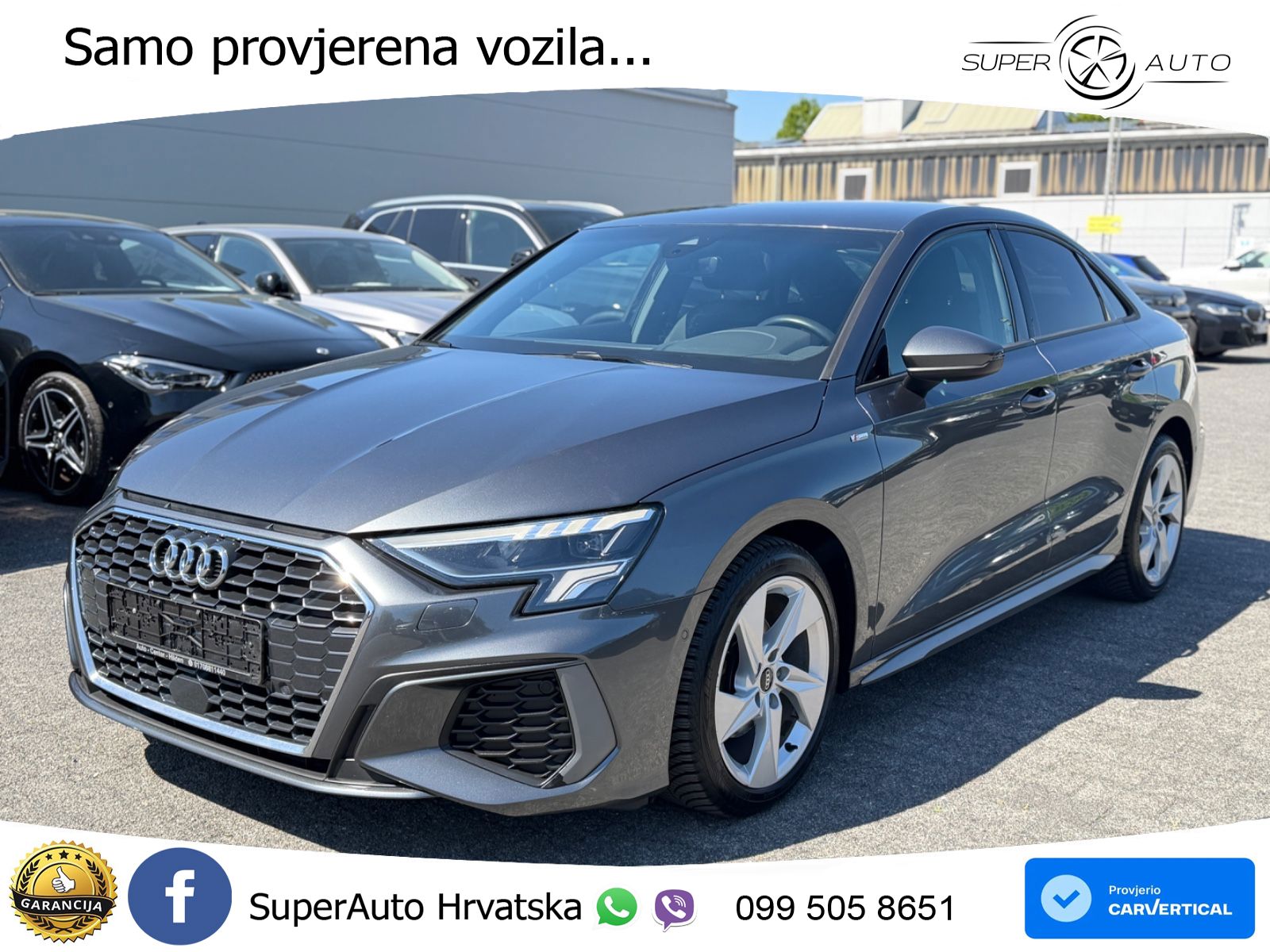 Audi A3 Limuzina 35 TDI (150 KS) S tronic S line LED+GR SJED+ACC