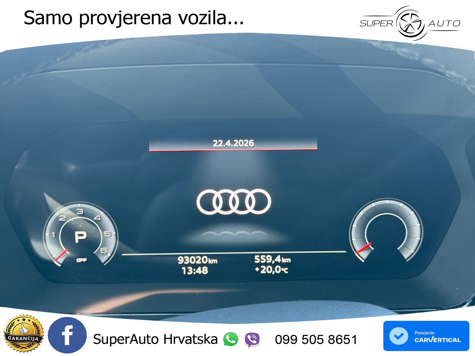Audi A3 Limuzina 35 TDI (150 KS) S tronic S line LED+GR SJED+ACC
