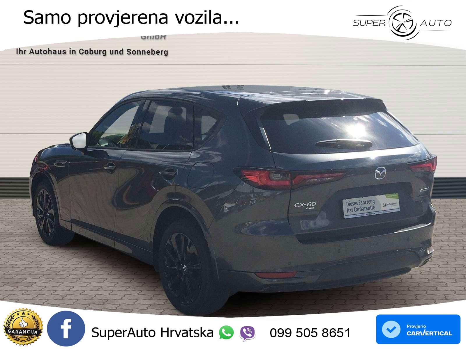Mazda CX-60 2.5 e-Skyactiv (328 KS) AWD Automatic LED+GR SJED+ACC