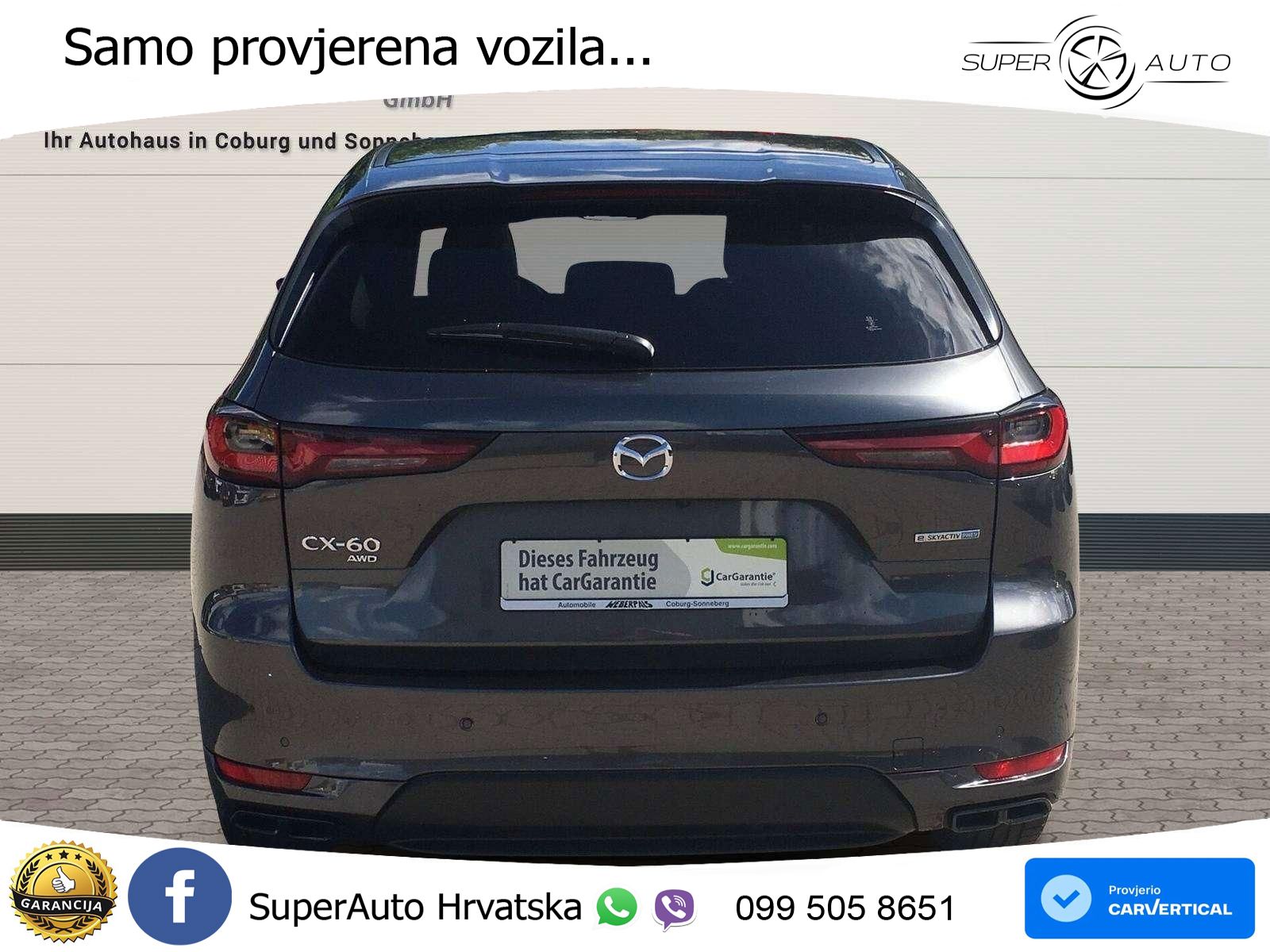 Mazda CX-60 2.5 e-Skyactiv (328 KS) AWD Automatic LED+GR SJED+ACC