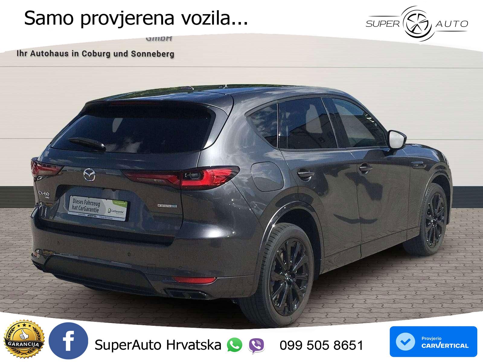 Mazda CX-60 2.5 e-Skyactiv (328 KS) AWD Automatic LED+GR SJED+ACC