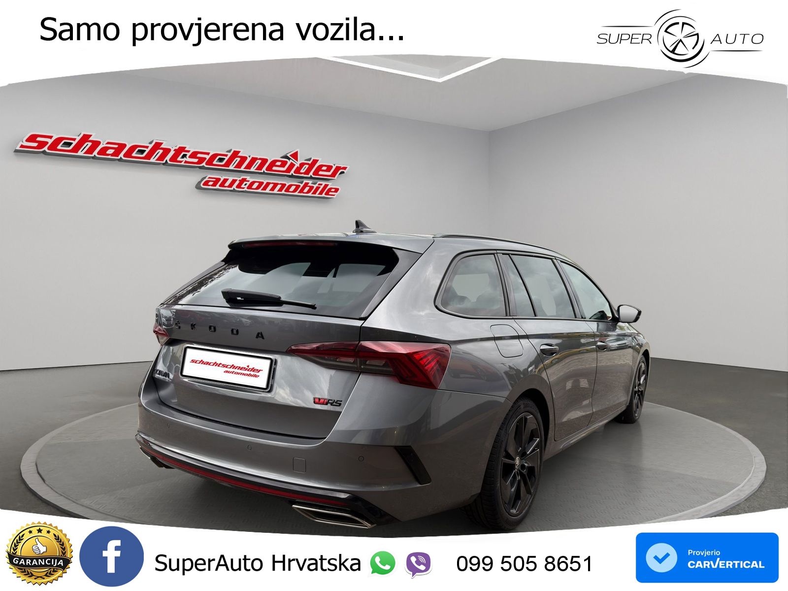 Škoda Octavia Combi RS 2.0 TDI (200 KS) DSG LED+GR SJED+ACC