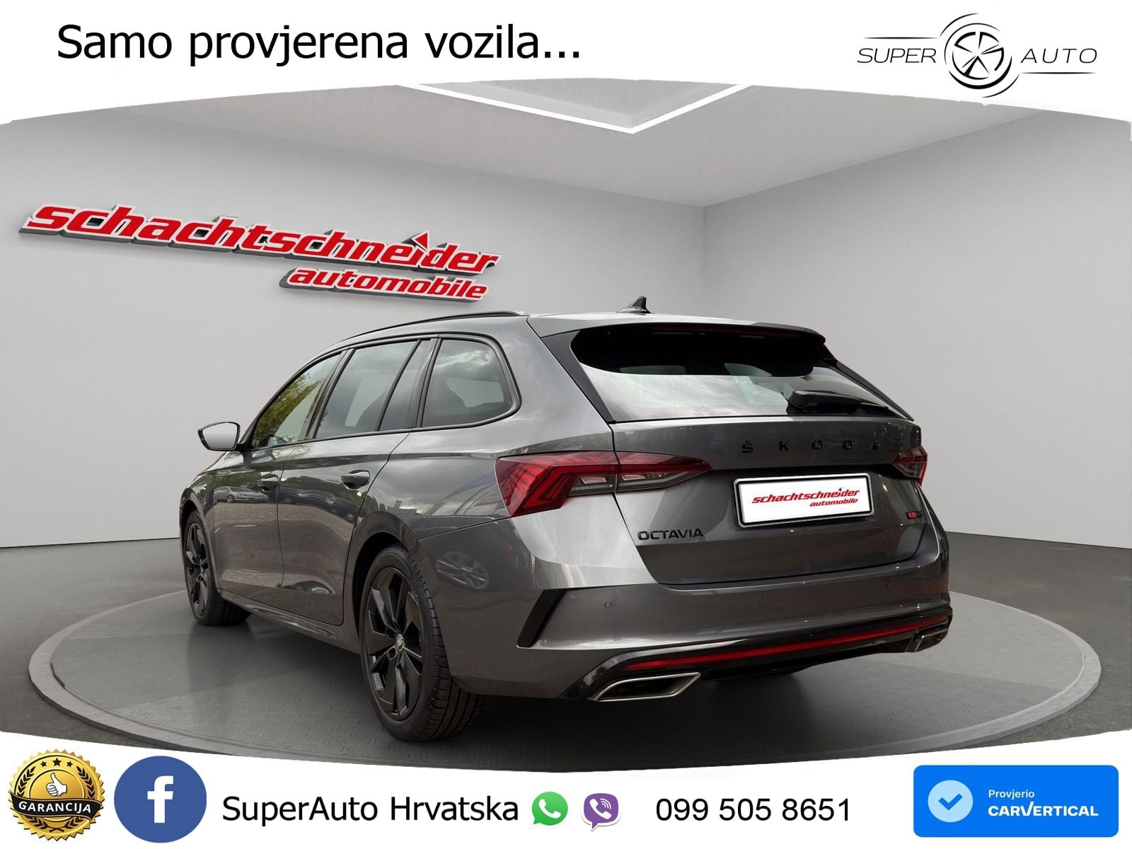 Škoda Octavia Combi RS 2.0 TDI (200 KS) DSG LED+GR SJED+ACC