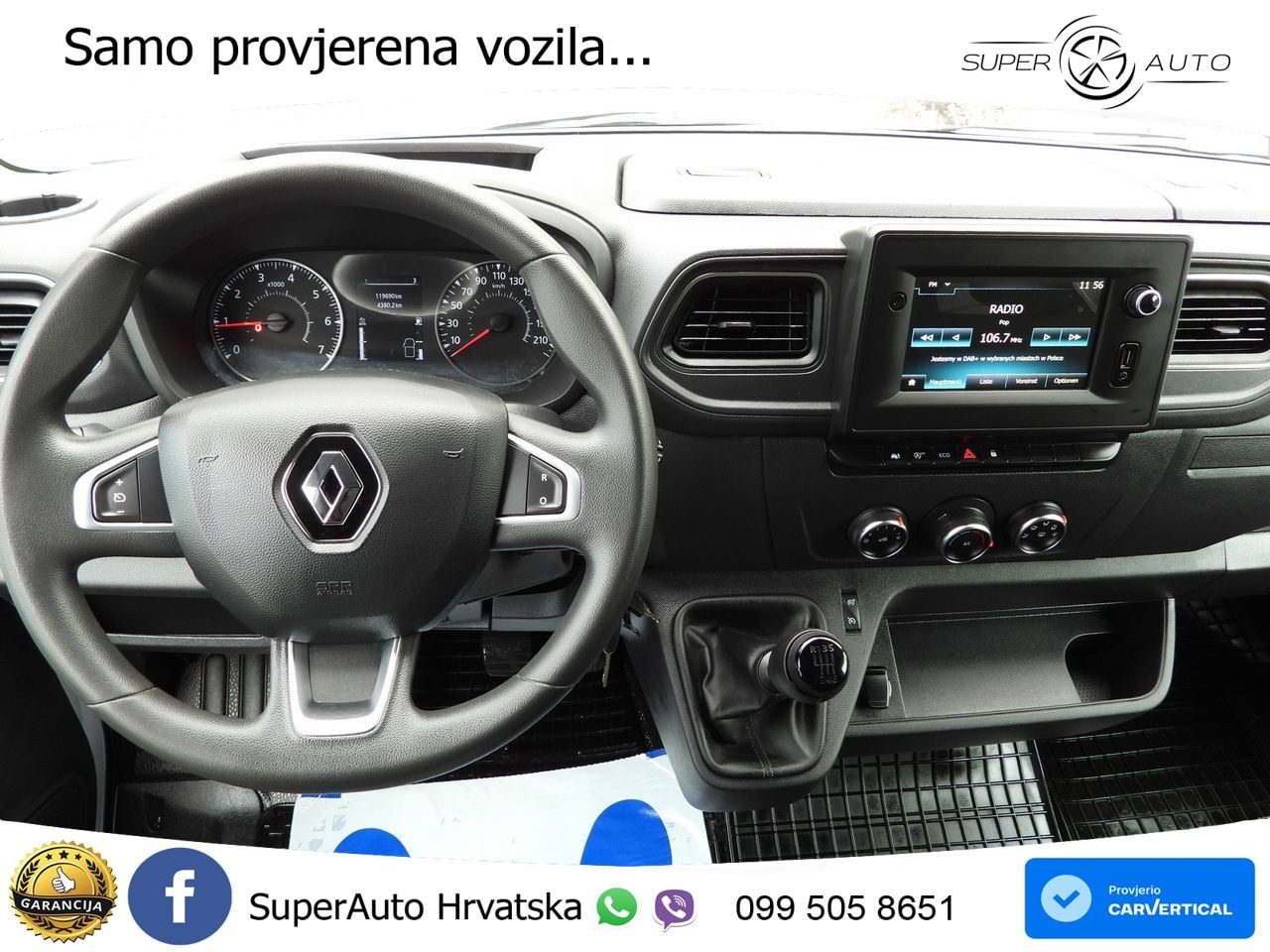 Renault MASTER KOFFER AUFZUG 8 PALETTEN TEMPOMAT 165 KS