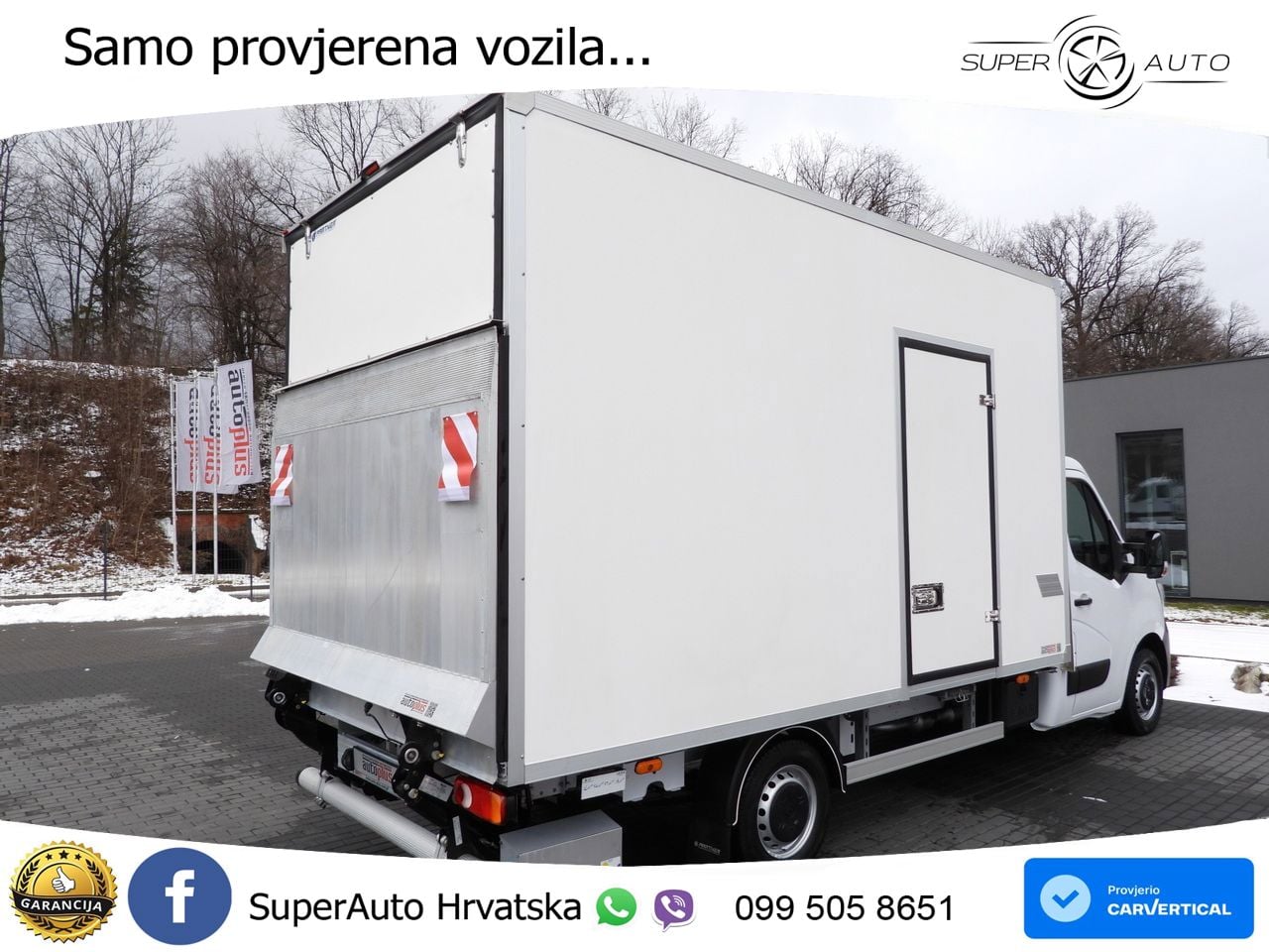 Renault MASTER KOFFER AUFZUG 8 PALETTEN TEMPOMAT 165 KS