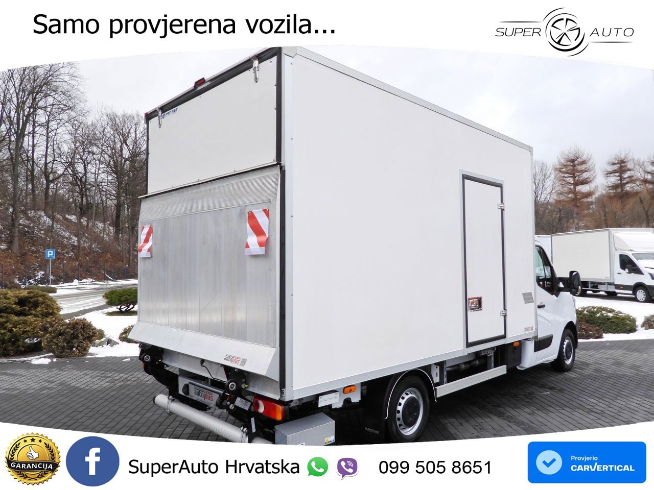 Renault MASTER KOFFER AUFZUG 8 PALETTEN TEMPOMAT 165 KS