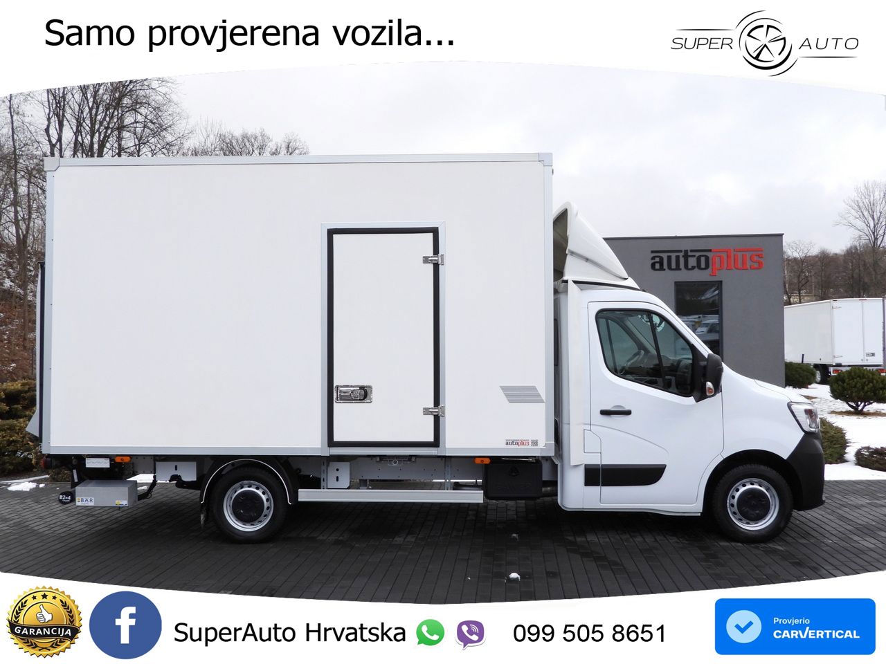 Renault MASTER KOFFER AUFZUG 8 PALETTEN TEMPOMAT 165 KS