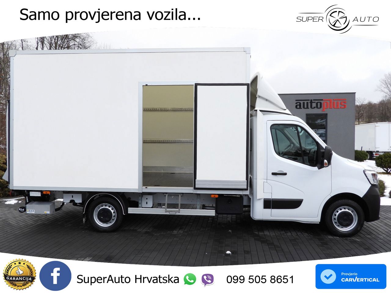 Renault MASTER KOFFER AUFZUG 8 PALETTEN TEMPOMAT 165 KS