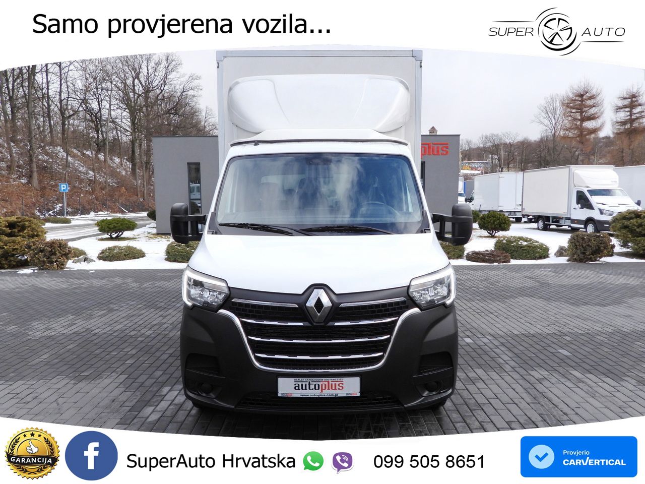 Renault MASTER KOFFER AUFZUG 8 PALETTEN TEMPOMAT 165 KS
