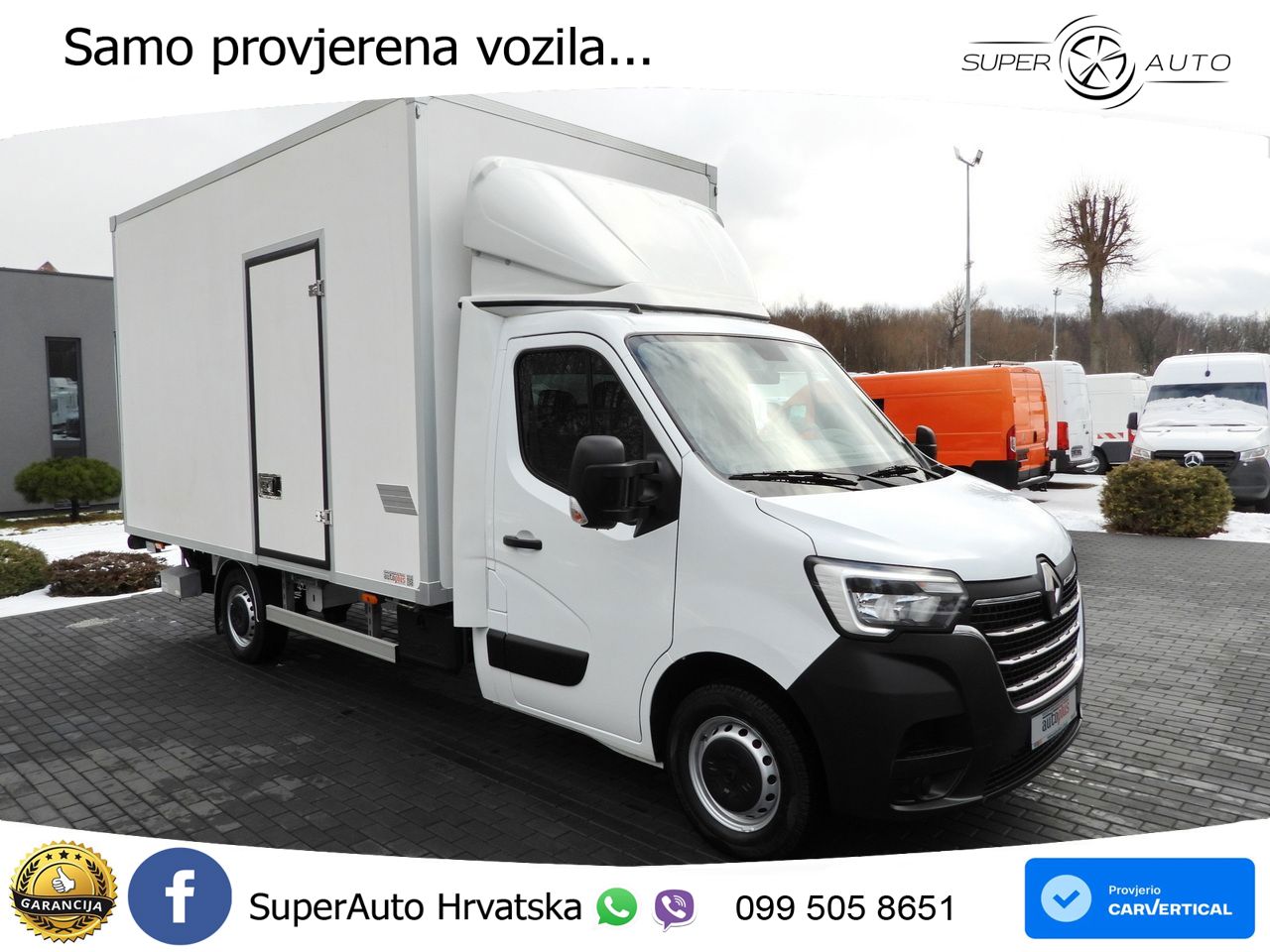 Renault MASTER KOFFER AUFZUG 8 PALETTEN TEMPOMAT 165 KS
