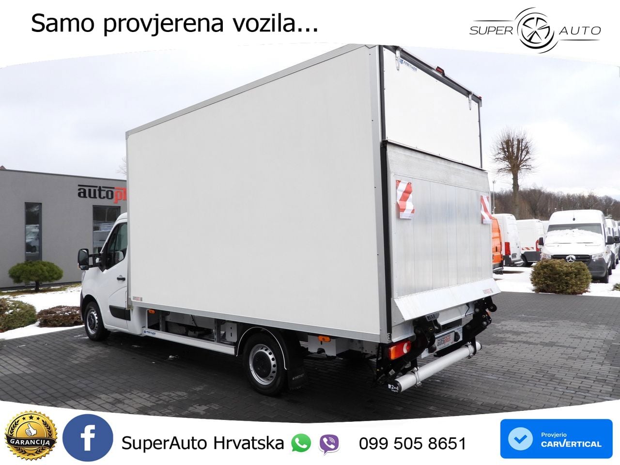Renault MASTER KOFFER AUFZUG 8 PALETTEN TEMPOMAT 165 KS