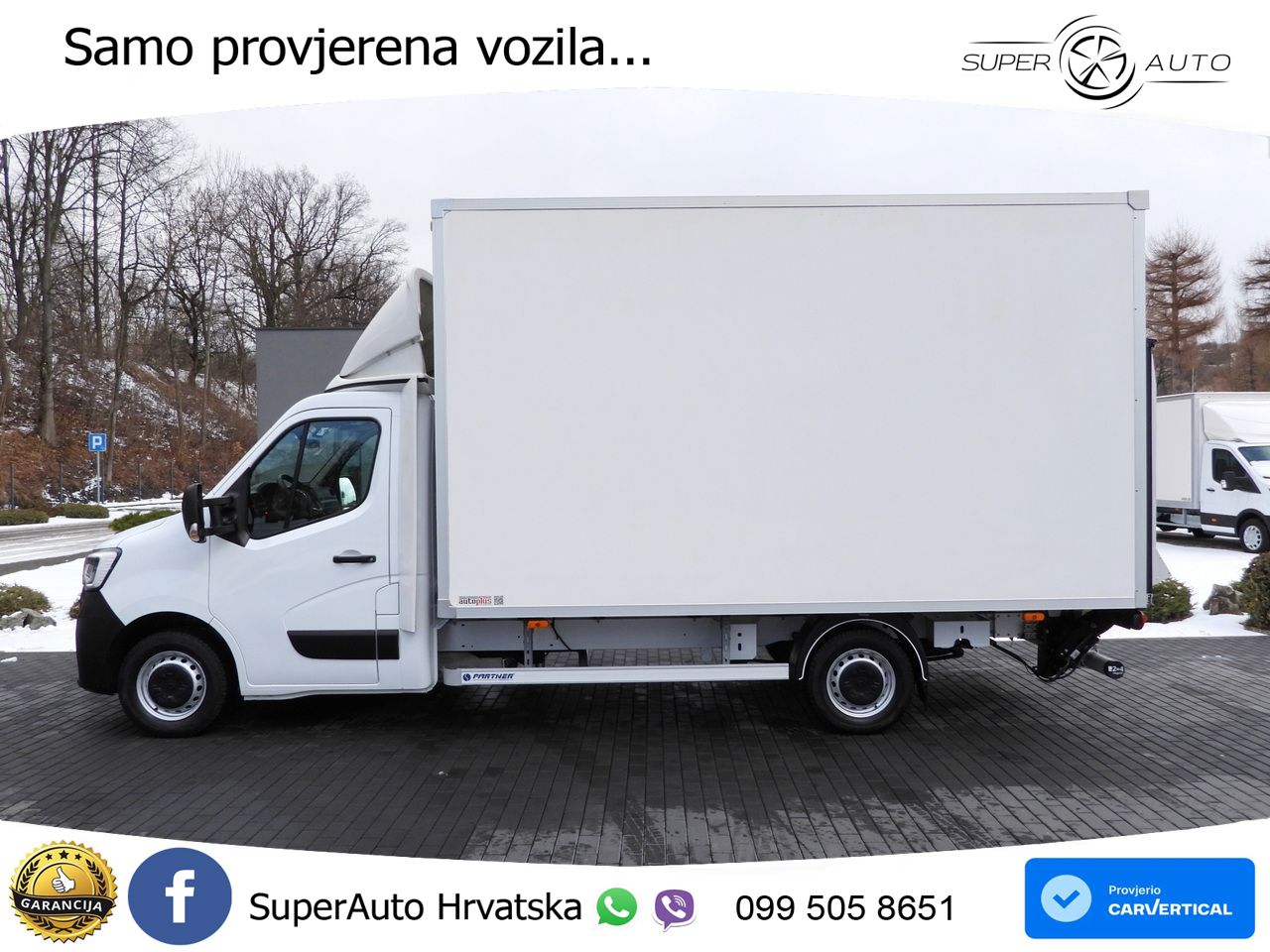 Renault MASTER KOFFER AUFZUG 8 PALETTEN TEMPOMAT 165 KS