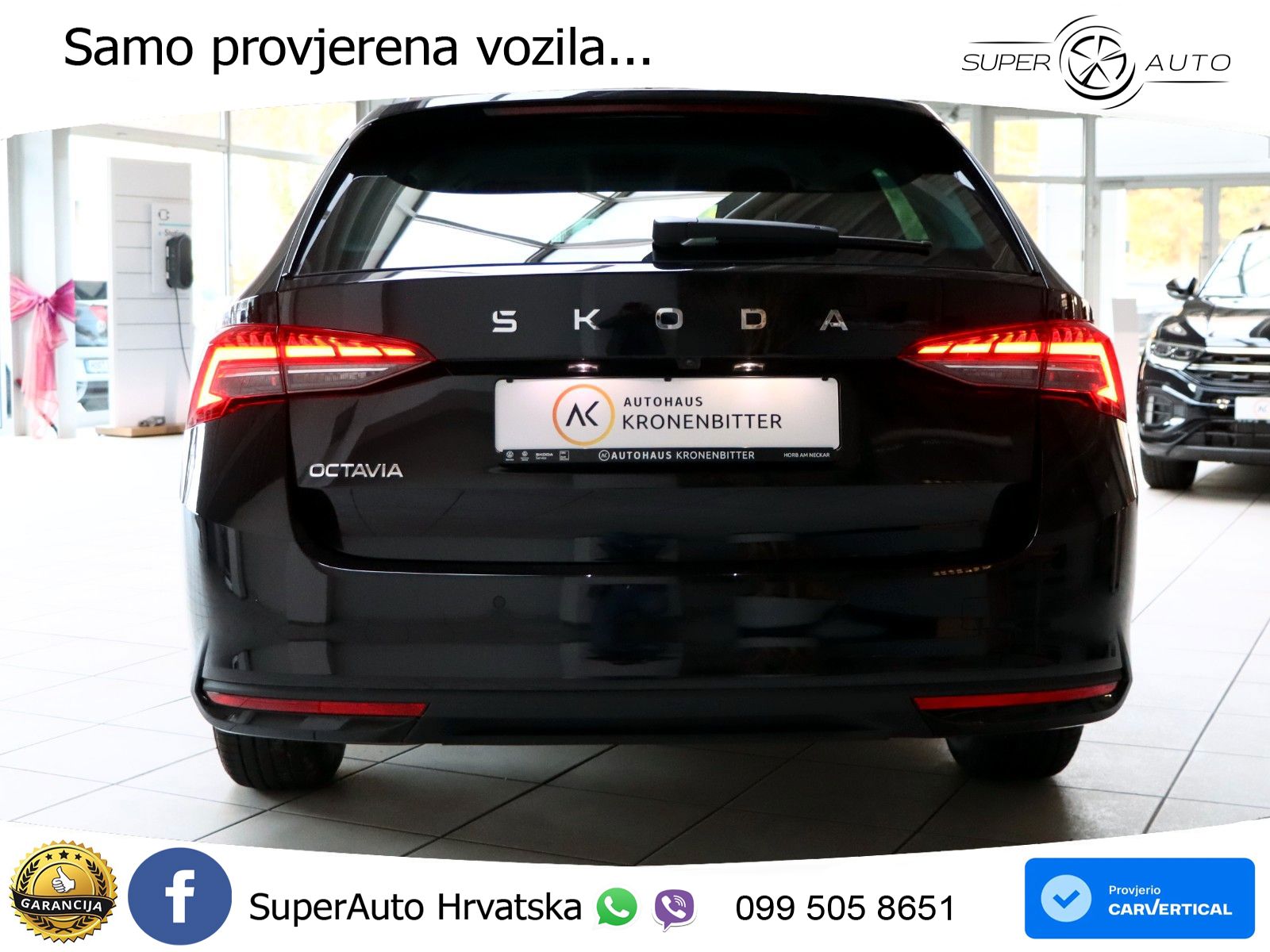 Škoda Octavia Combi 1.5 TSI (150 KS) DSG Selection LED+GR SJED+ACC