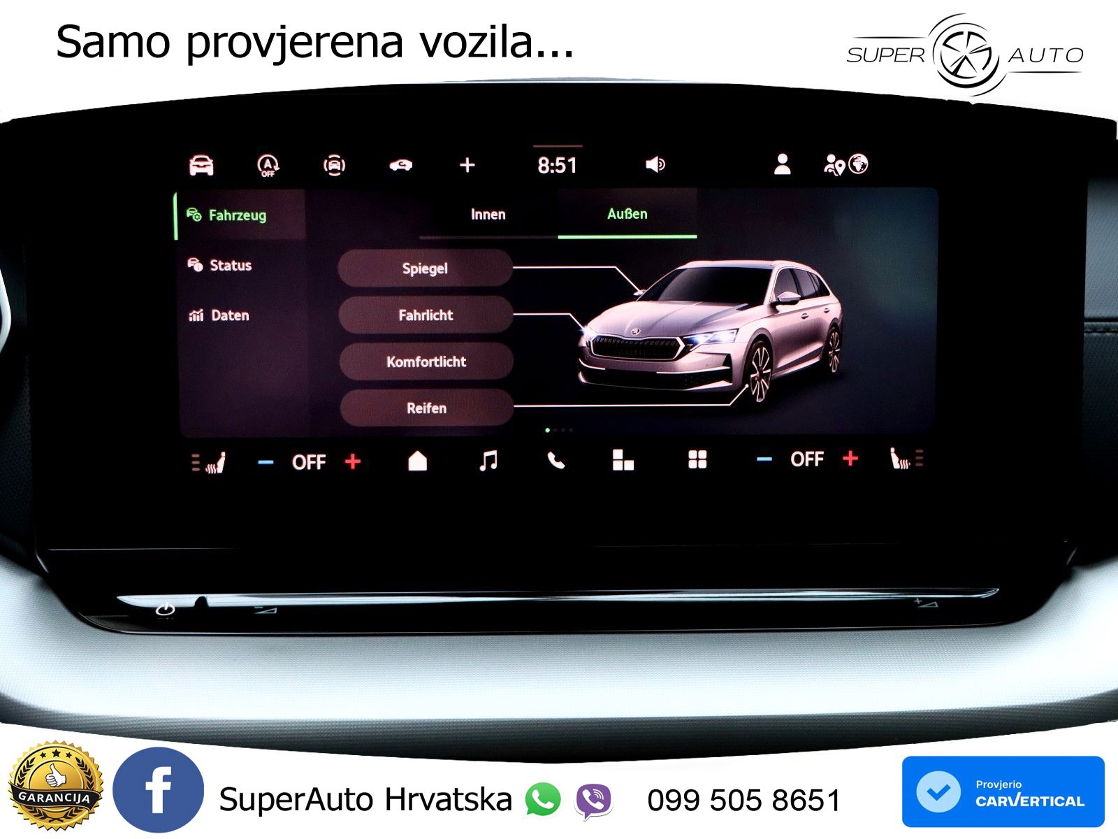 Škoda Octavia Combi 1.5 TSI (150 KS) DSG Selection LED+GR SJED+ACC