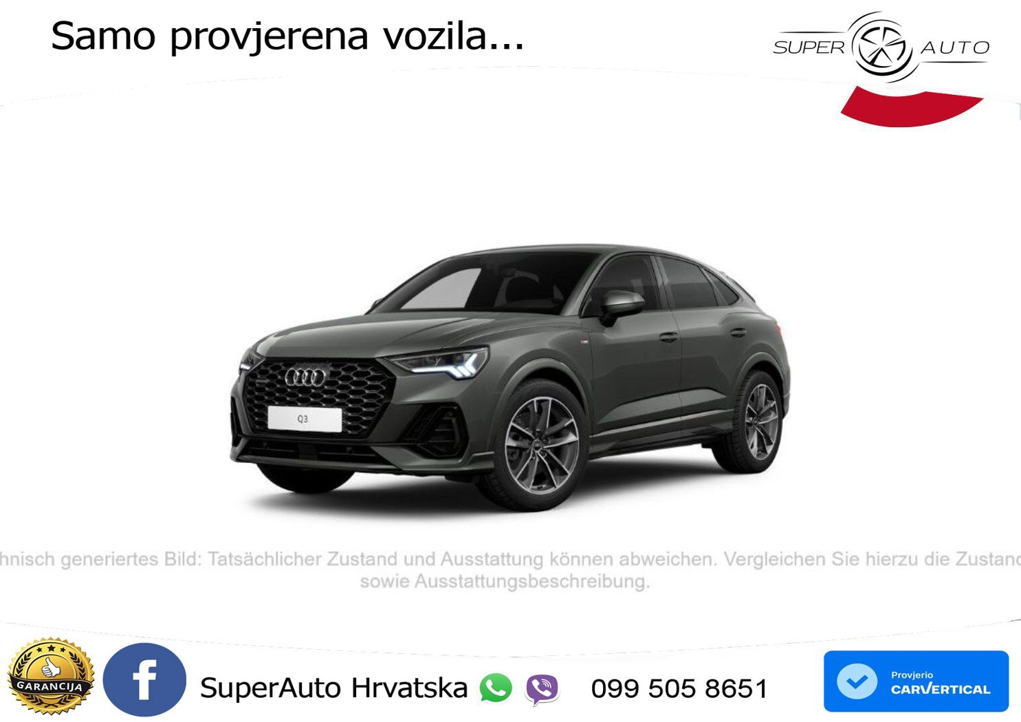 Audi Q3 Sportback 40 TDI (200 KS) quattro S tronic S line