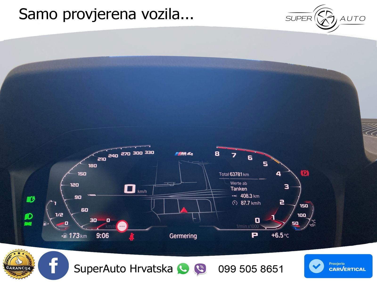 BMW M4 Competition 3.0 (510 KS) Steptronic
