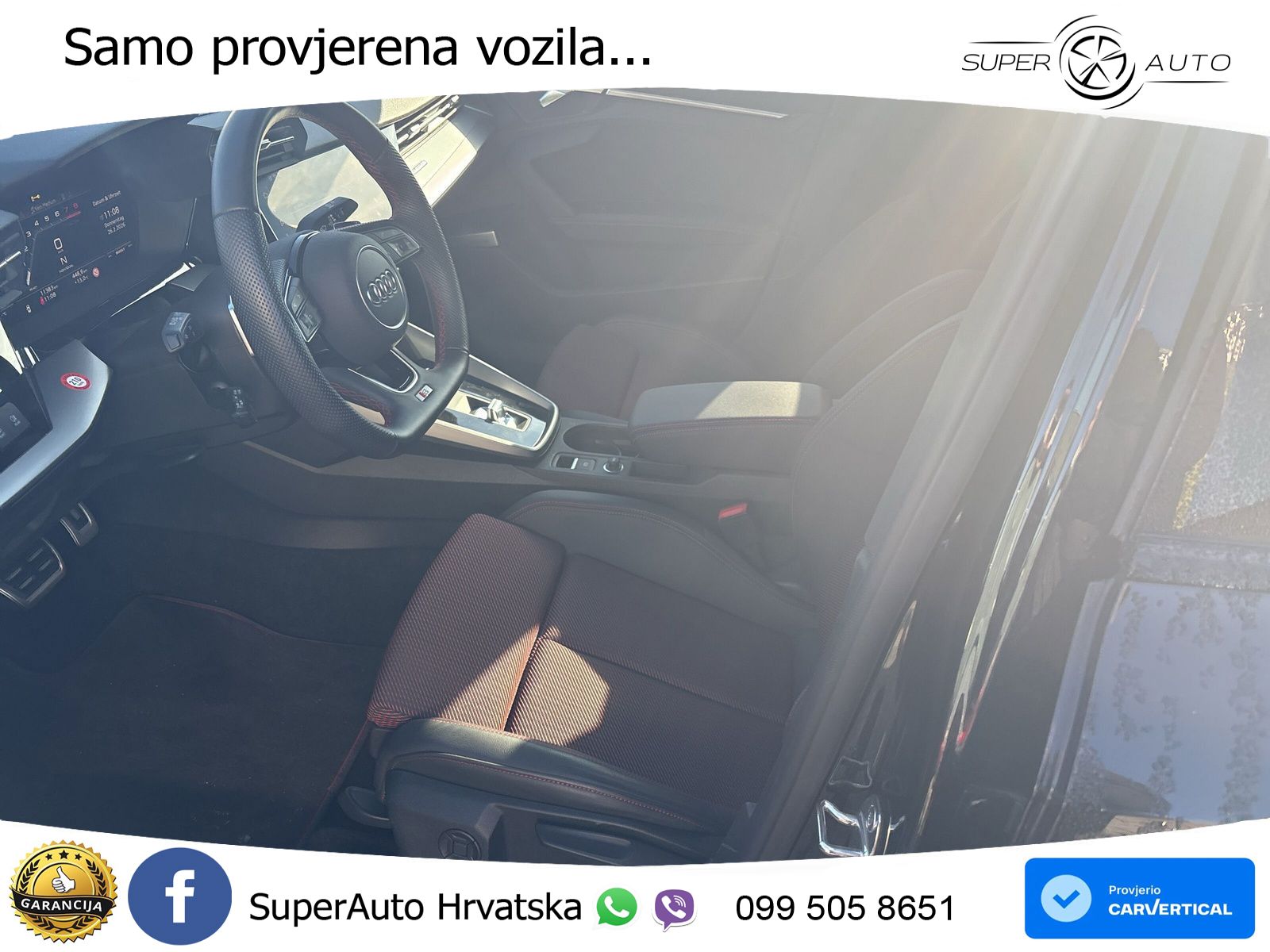 Audi S3 Limuzina 2.0 TFSI (310 KS) quattro S tronic MATRIX+GR SJED+KAM