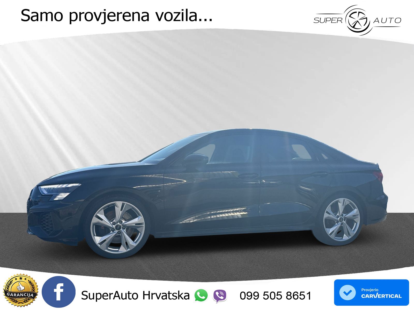 Audi S3 Limuzina 2.0 TFSI (310 KS) quattro S tronic MATRIX+GR SJED+KAM