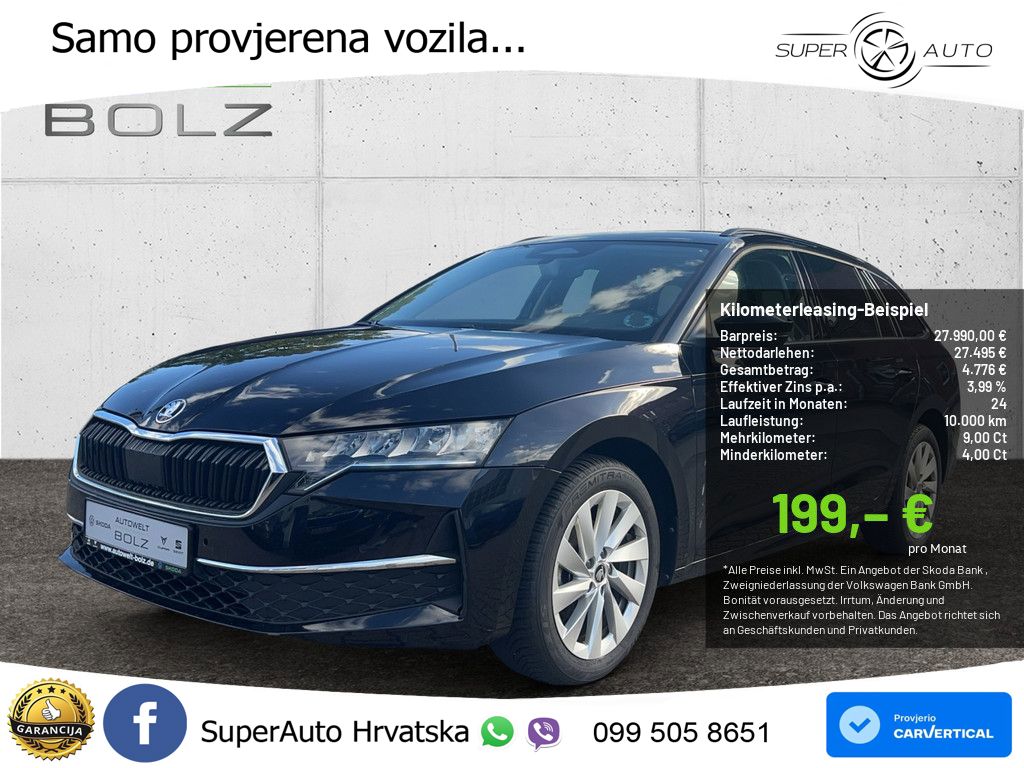 Škoda Octavia Combi 2.0 TDI (150 KS) DSG Selection LED+GR SJED+ACC