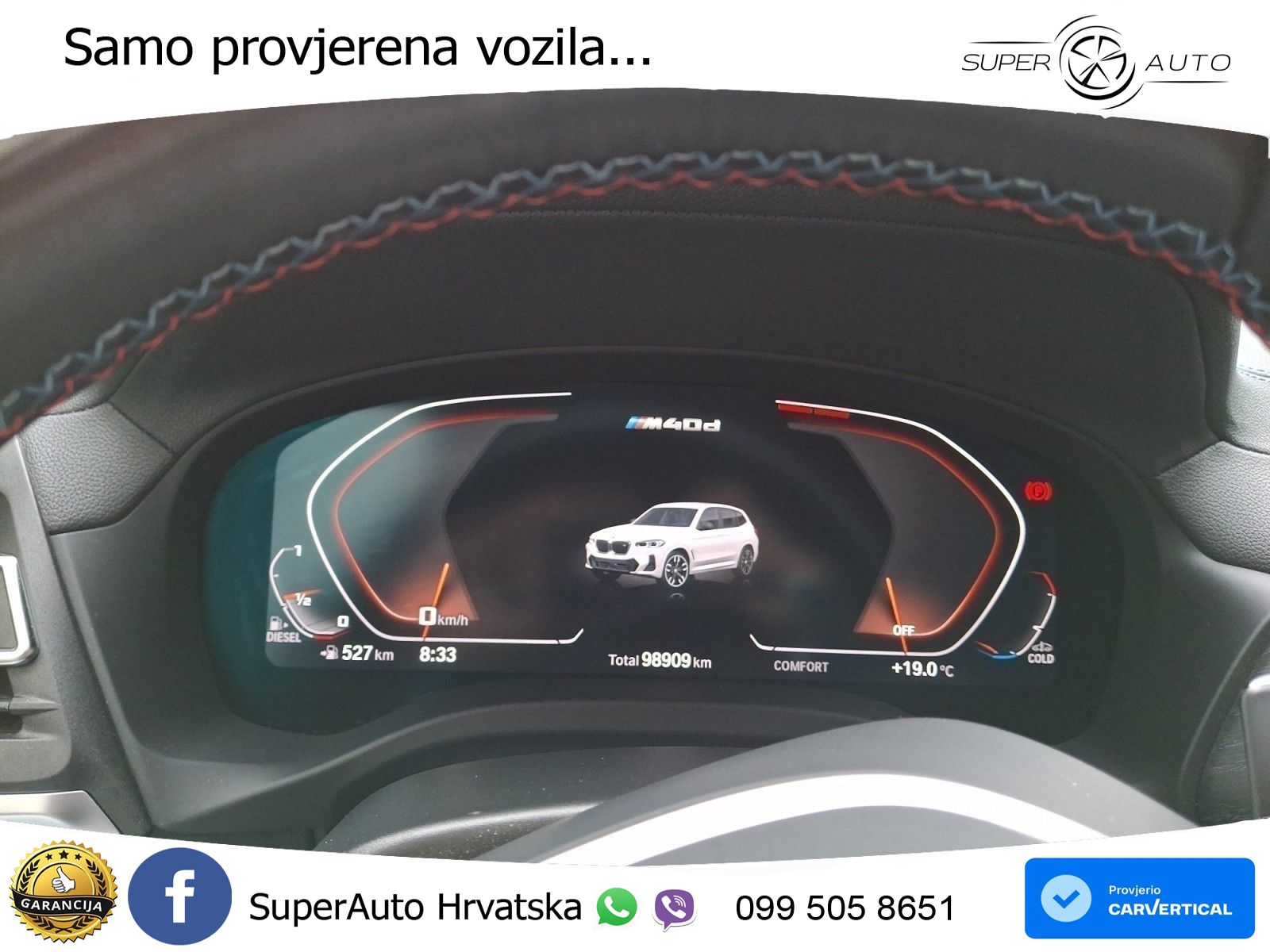 BMW X3 M40d xDrive Steptronic LED+GR SJED+ACC