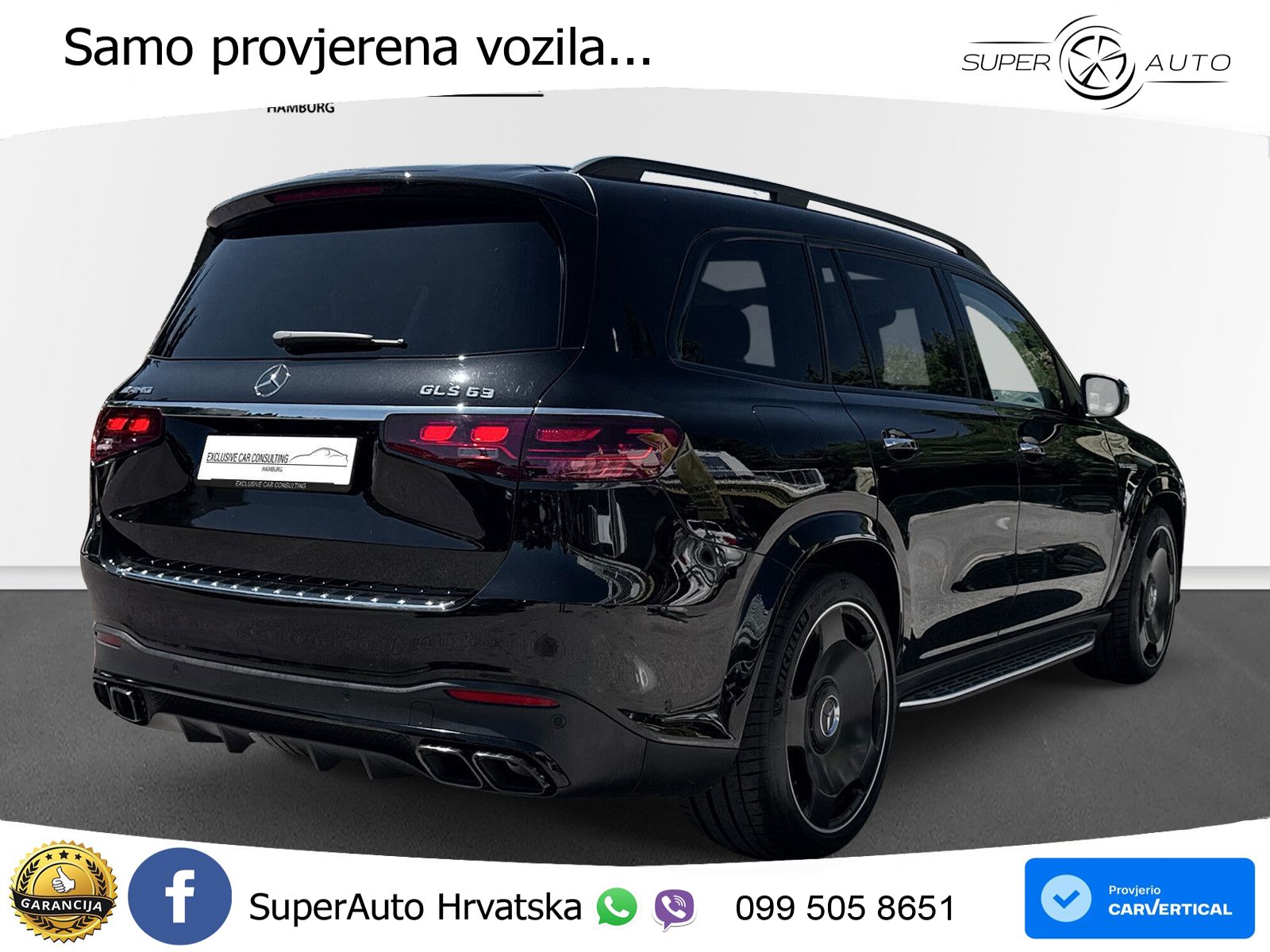 Mercedes-Benz GLS AMG GLS 63 V8 EQ Boost 4MATIC+ AMG SPEEDSHIFT TCT 9G ACC+HEAD+4xGR SJED+360+PANO