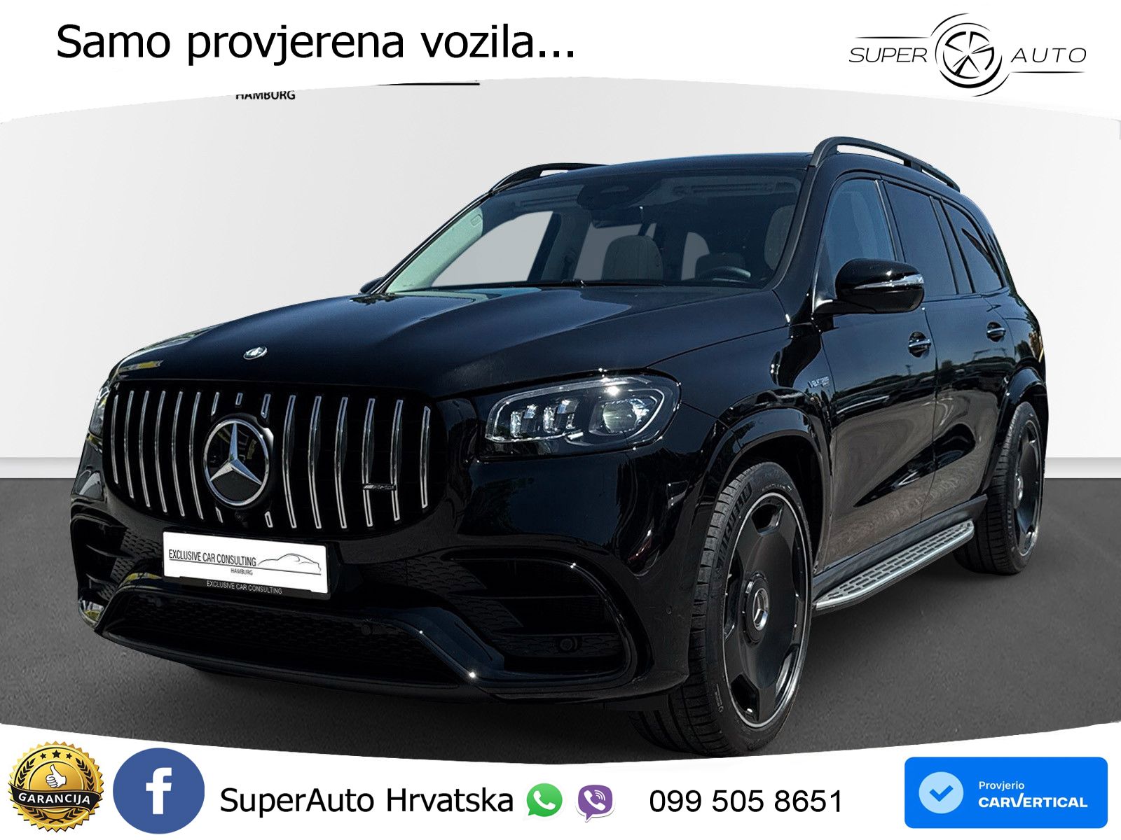 Mercedes-Benz GLS AMG GLS 63 V8 EQ Boost 4MATIC+ AMG SPEEDSHIFT TCT 9G ACC+HEAD+4xGR SJED+360+PANO