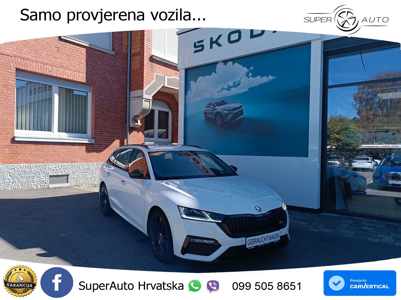 Škoda Octavia Combi RS 2.0 TDI (200 KS) DSG LED+GR SJED+ACC