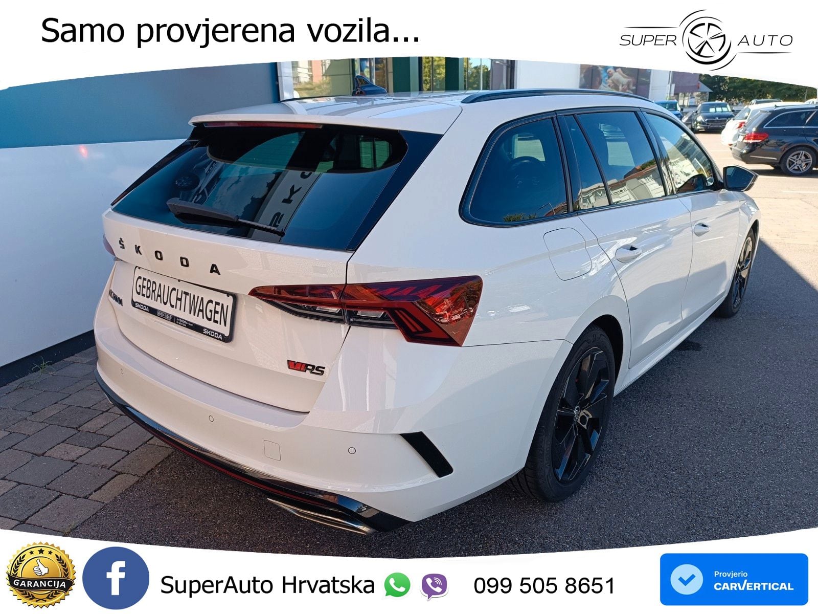 Škoda Octavia Combi RS 2.0 TDI (200 KS) DSG LED+GR SJED+ACC