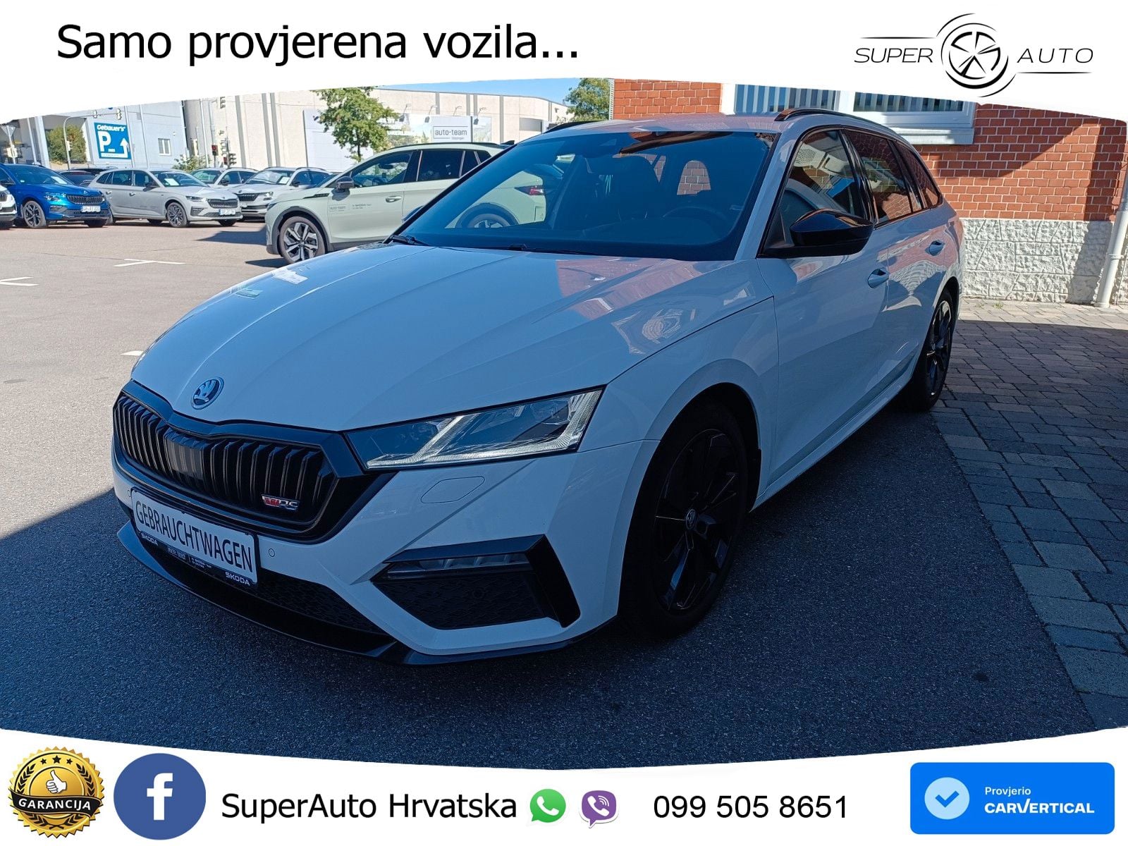 Škoda Octavia Combi RS 2.0 TDI (200 KS) DSG LED+GR SJED+ACC