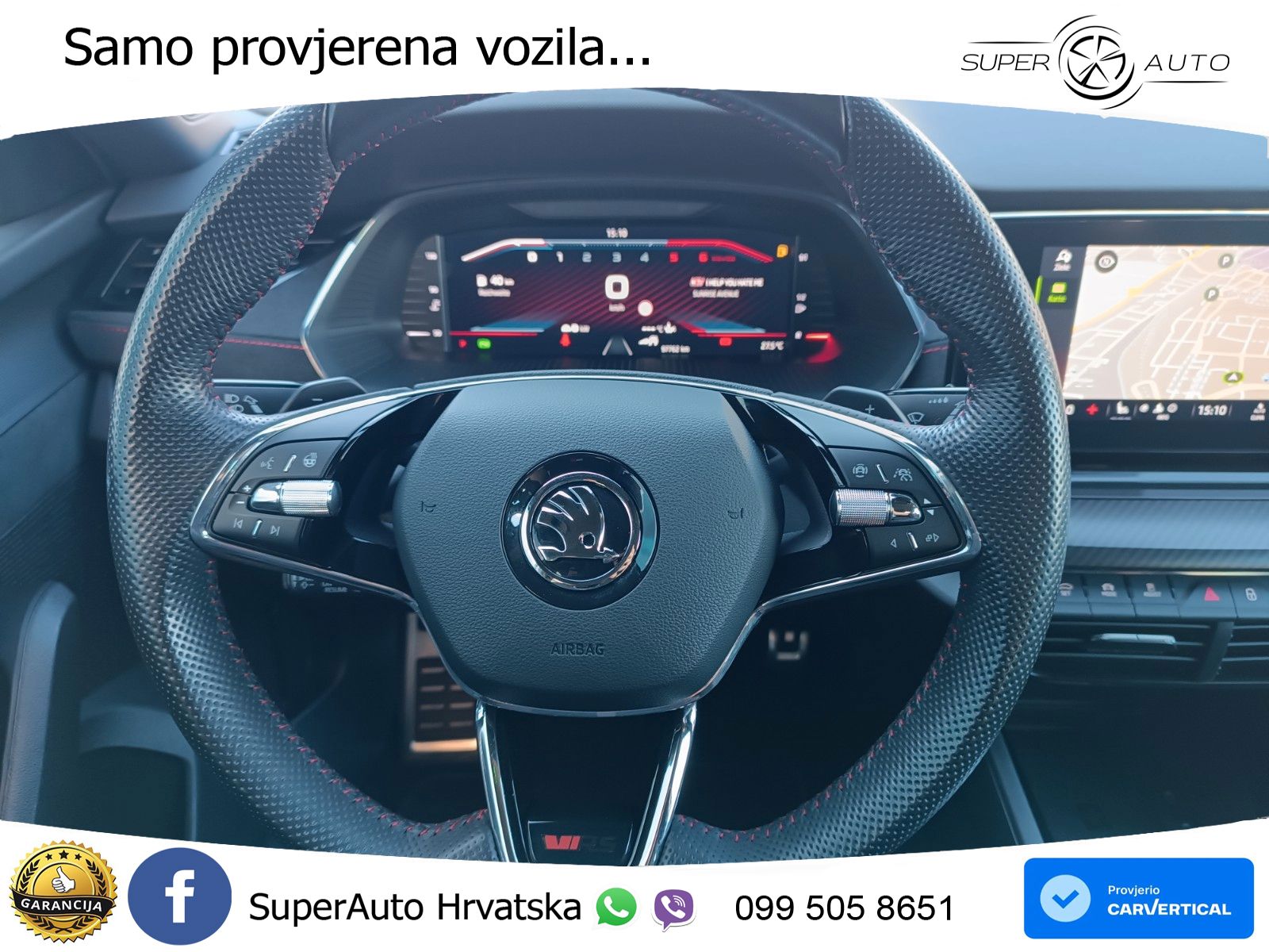 Škoda Octavia Combi RS 2.0 TDI (200 KS) DSG LED+GR SJED+ACC