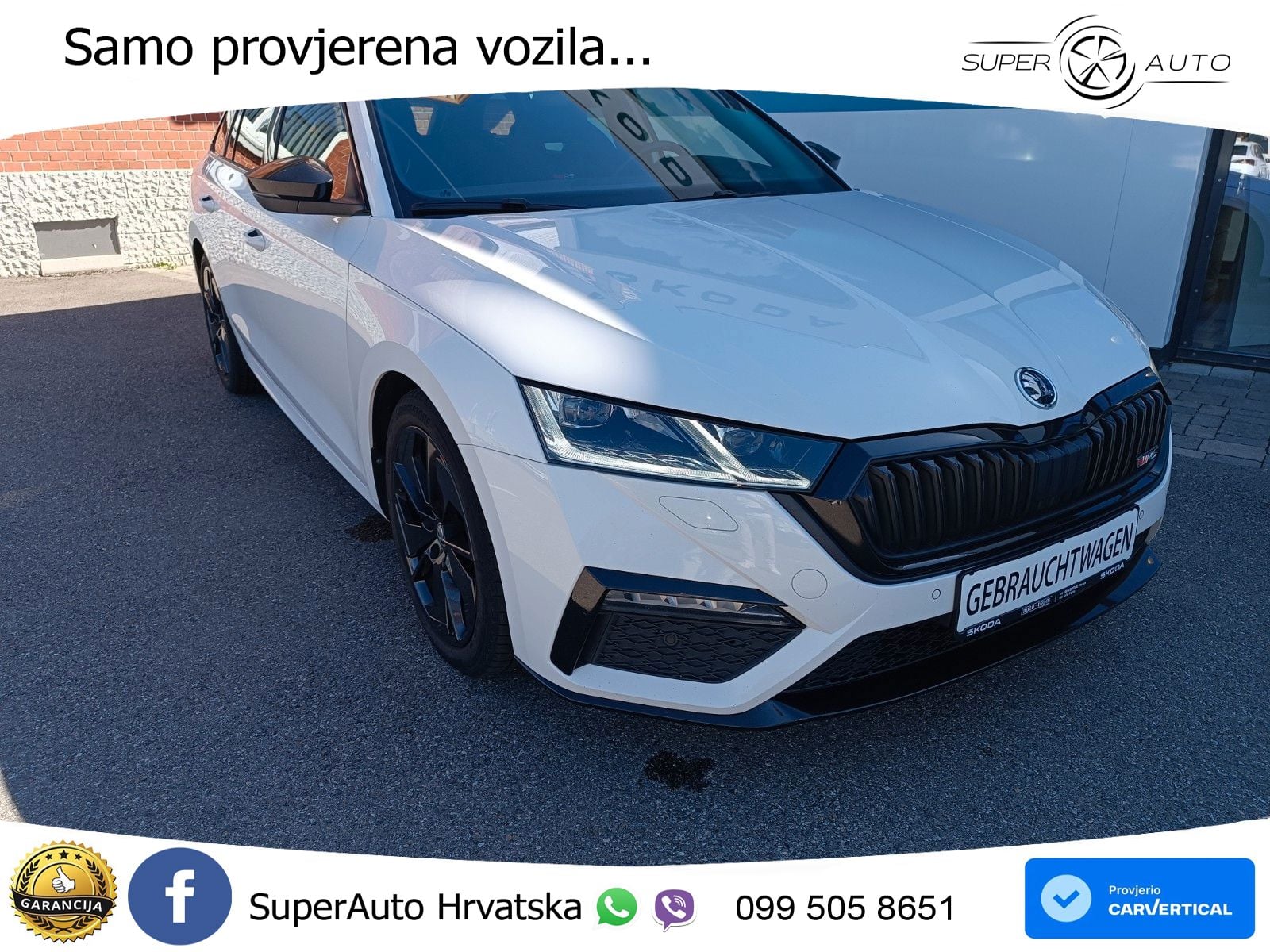 Škoda Octavia Combi RS 2.0 TDI (200 KS) DSG LED+GR SJED+ACC