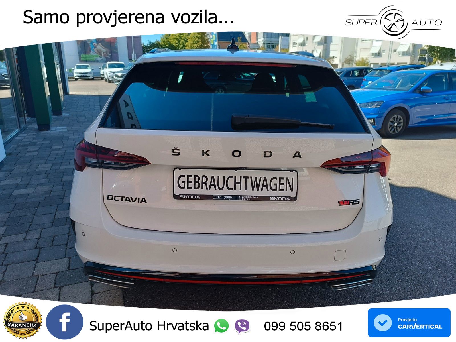 Škoda Octavia Combi RS 2.0 TDI (200 KS) DSG LED+GR SJED+ACC