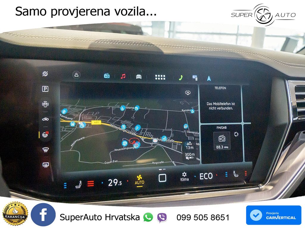 Volkswagen Touareg 3.0 V6 TDI (286 KS) 4MOTION Tiptronic ZRAČNI+ACC+GR SJED+KAM+PANO