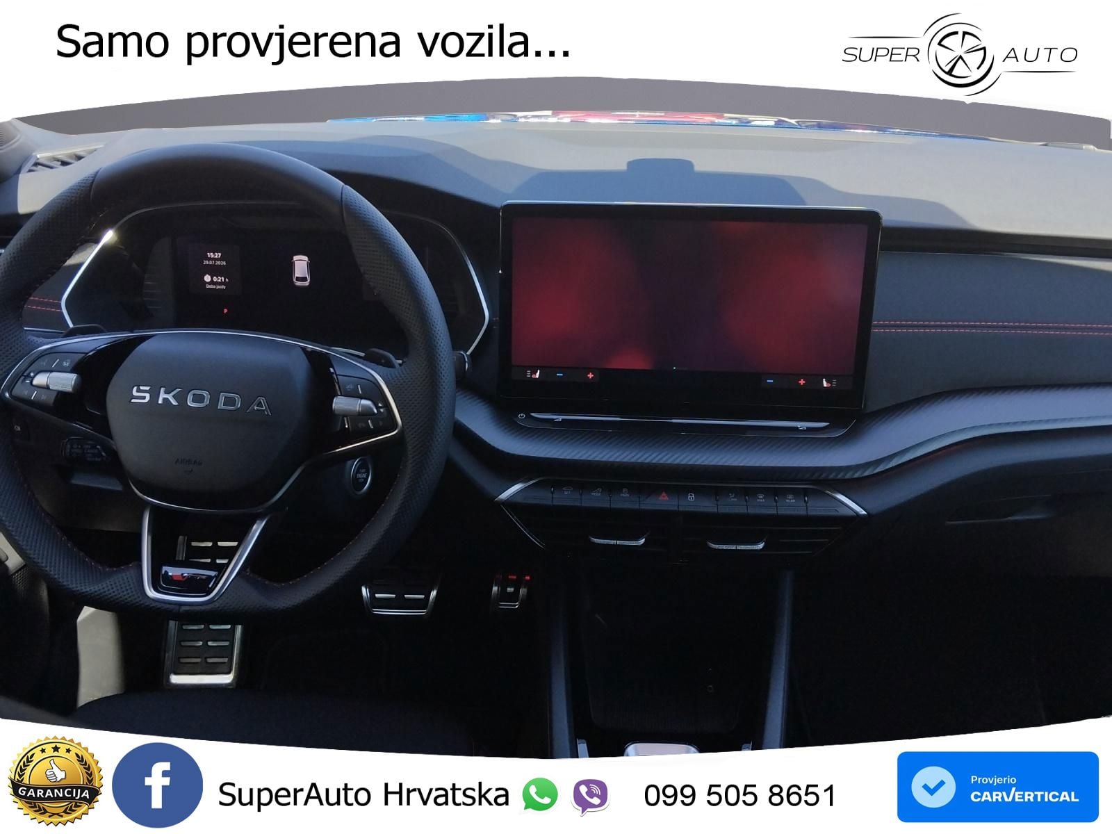 Škoda Octavia Combi RS 2.0 TSI (265 KS) DSG LED+GR SJED+ACC