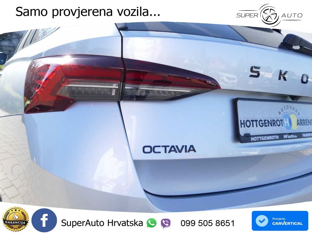 Škoda Octavia Combi 2.0 TDI (150 KS) DSG SportLine MATRIX+GR SJED+KAM