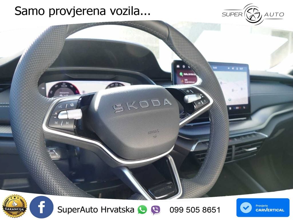 Škoda Octavia Combi 2.0 TDI (150 KS) DSG SportLine MATRIX+GR SJED+KAM