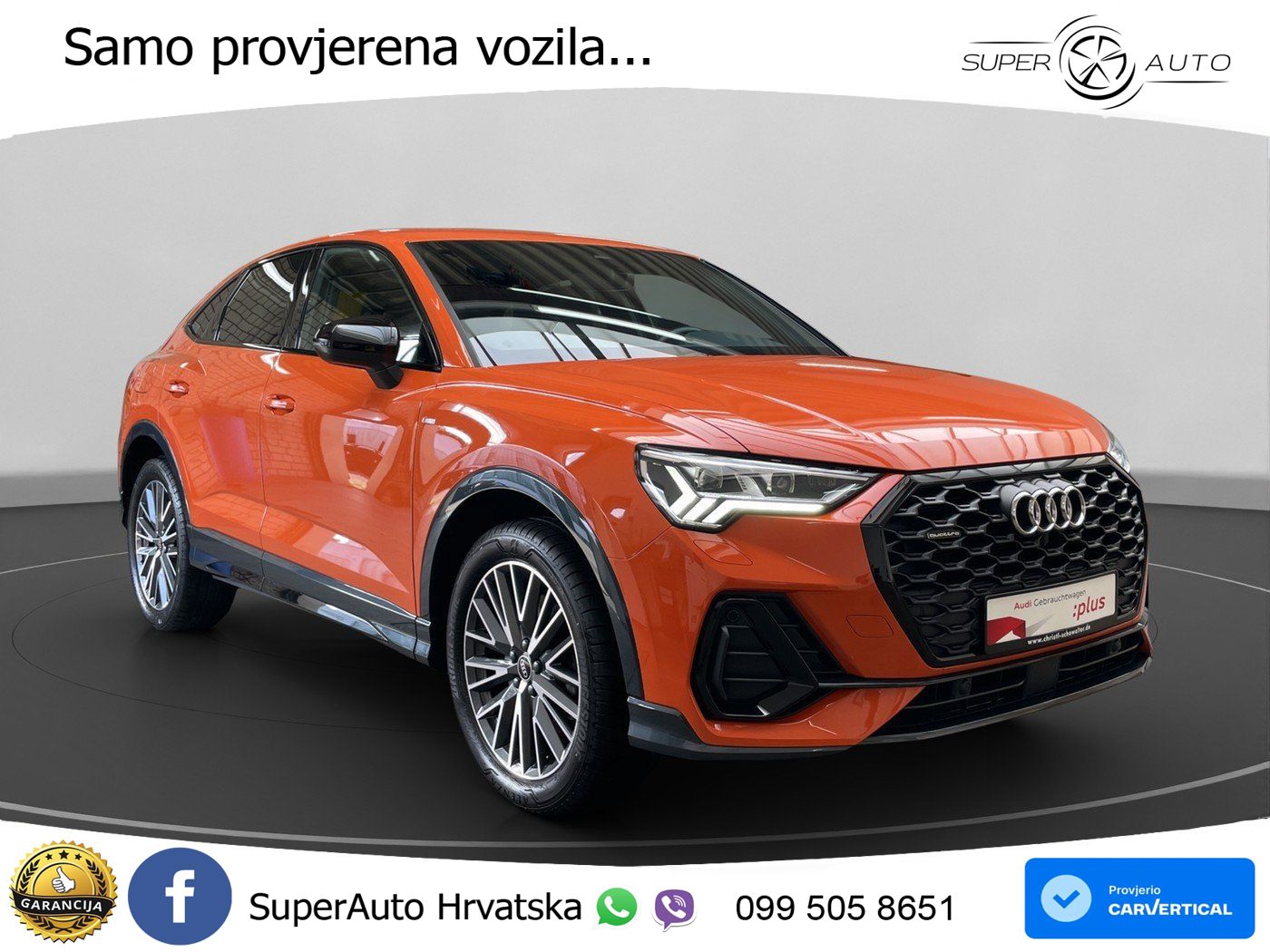 Audi Q3 II Sportback 40 TFSI (190 KS) quattro S tronic S line MATRIX+GR SJED+KAM