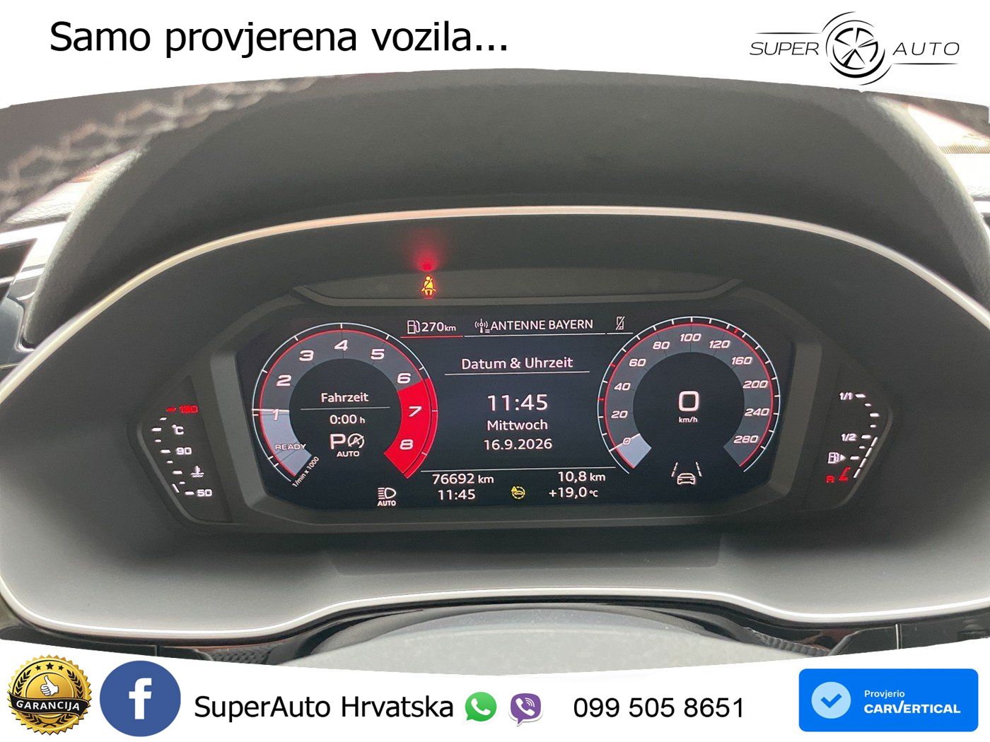 Audi Q3 II Sportback 40 TFSI (190 KS) quattro S tronic S line MATRIX+GR SJED+KAM