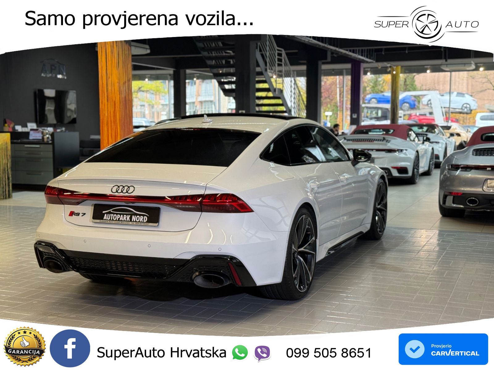 Audi RS7 4.0 TFSI V8 (600 KS) quattro tiptronic LED+GR SJED+ACC