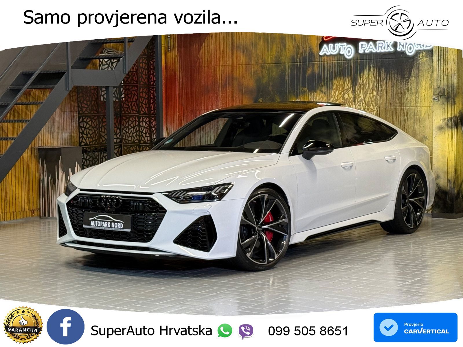 Audi RS7 4.0 TFSI V8 (600 KS) quattro tiptronic LED+GR SJED+ACC