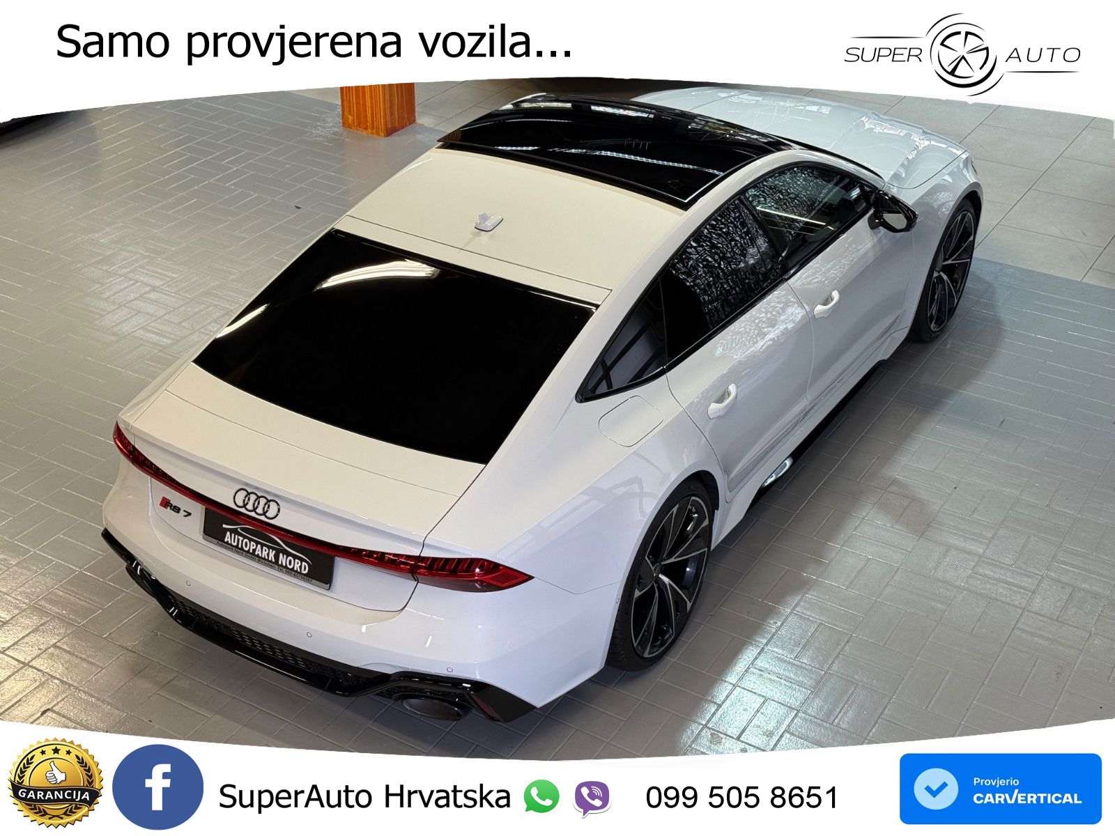 Audi RS7 4.0 TFSI V8 (600 KS) quattro tiptronic LED+GR SJED+ACC