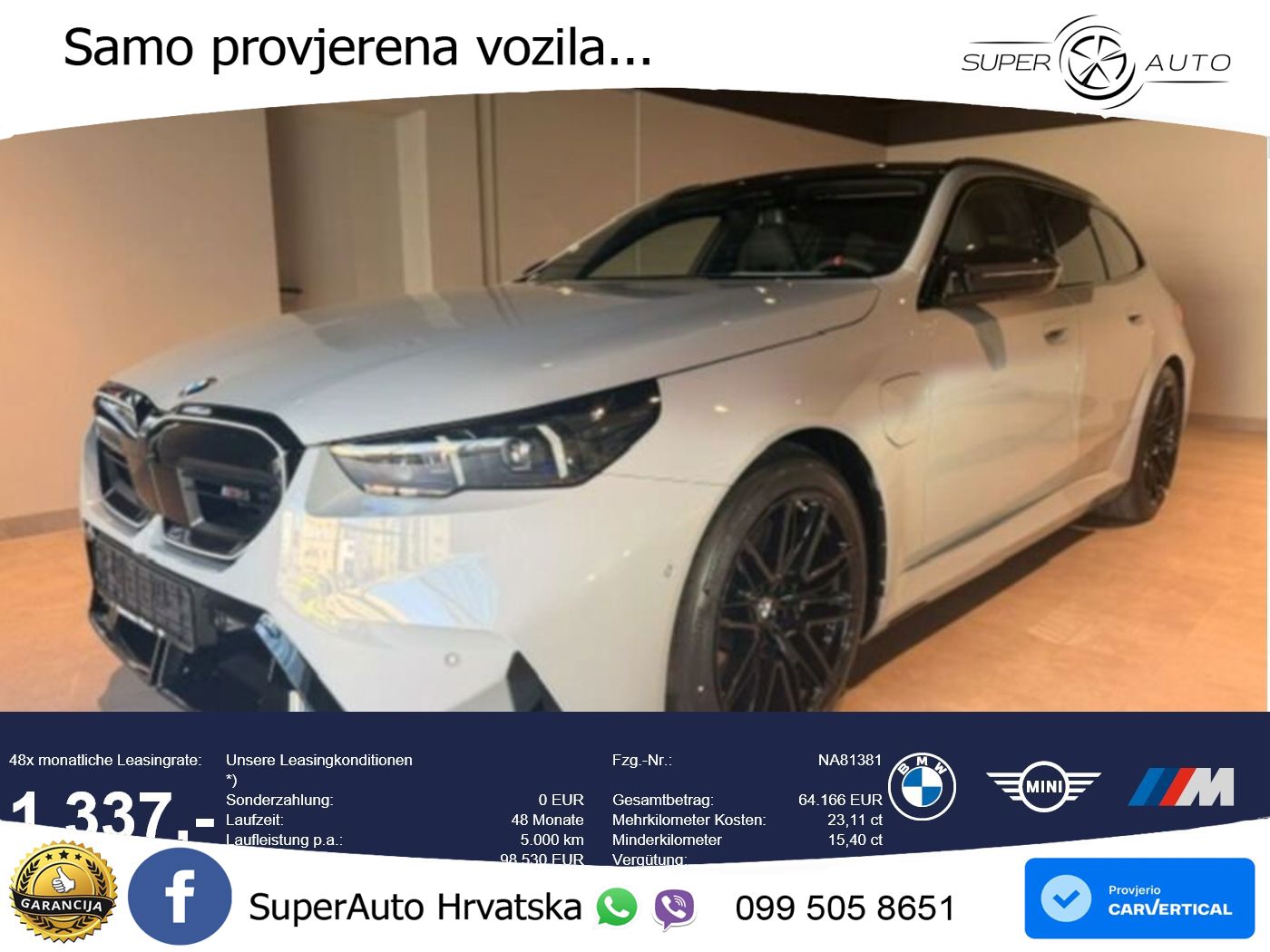 BMW M5 Touring 4.4 V8 (727 KS) xDrive Steptronic
