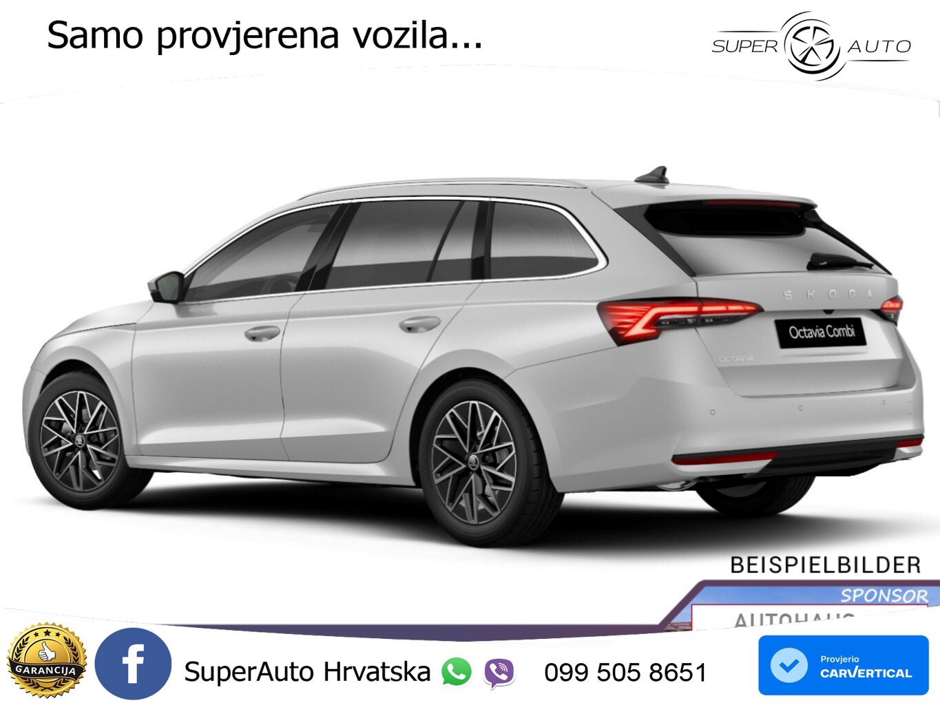 Škoda Octavia Combi 2.0 TDI (150 KS) DSG LED+GR SJED+ACC
