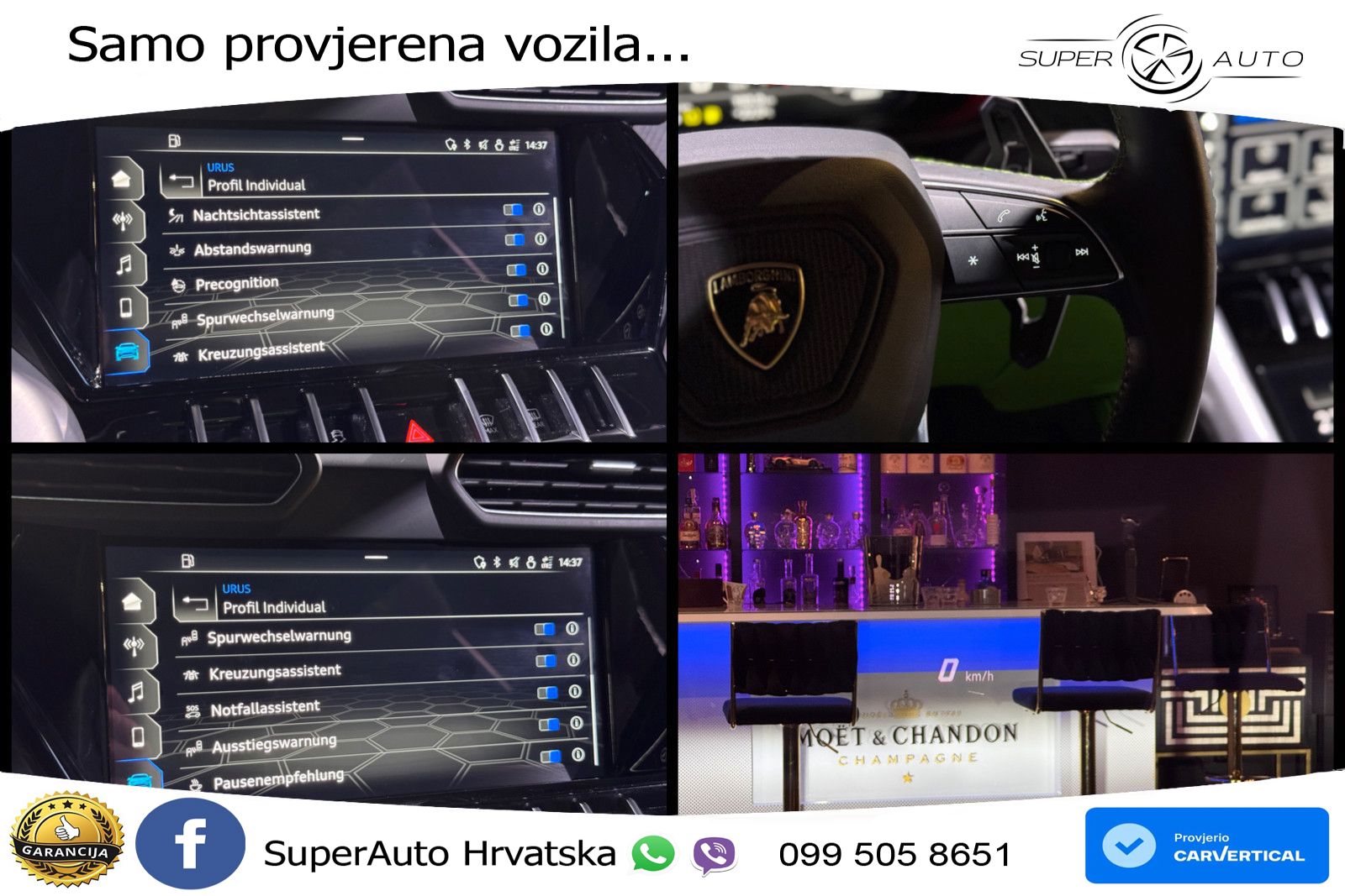 Lamborghini Urus 4.0 V8 (650 KS) 4WD Automatic LED+GR SJED+ACC